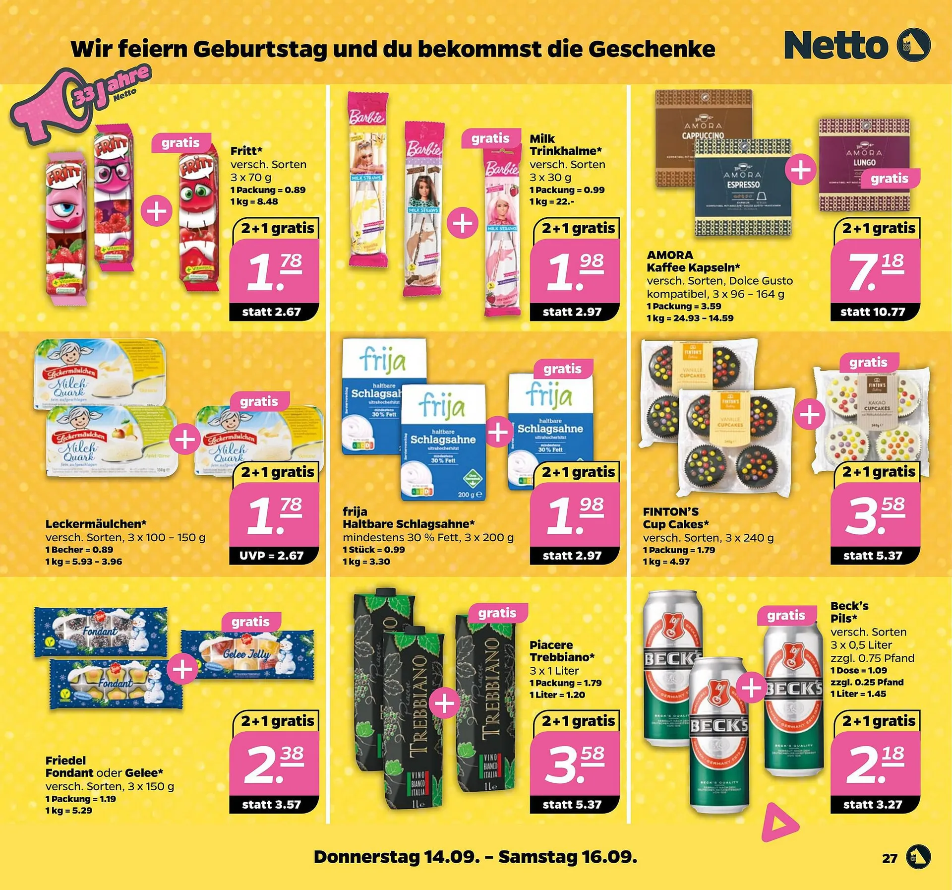 NETTO Prospekt von 11. September bis 16. September 2023 - Prospekt seite 27