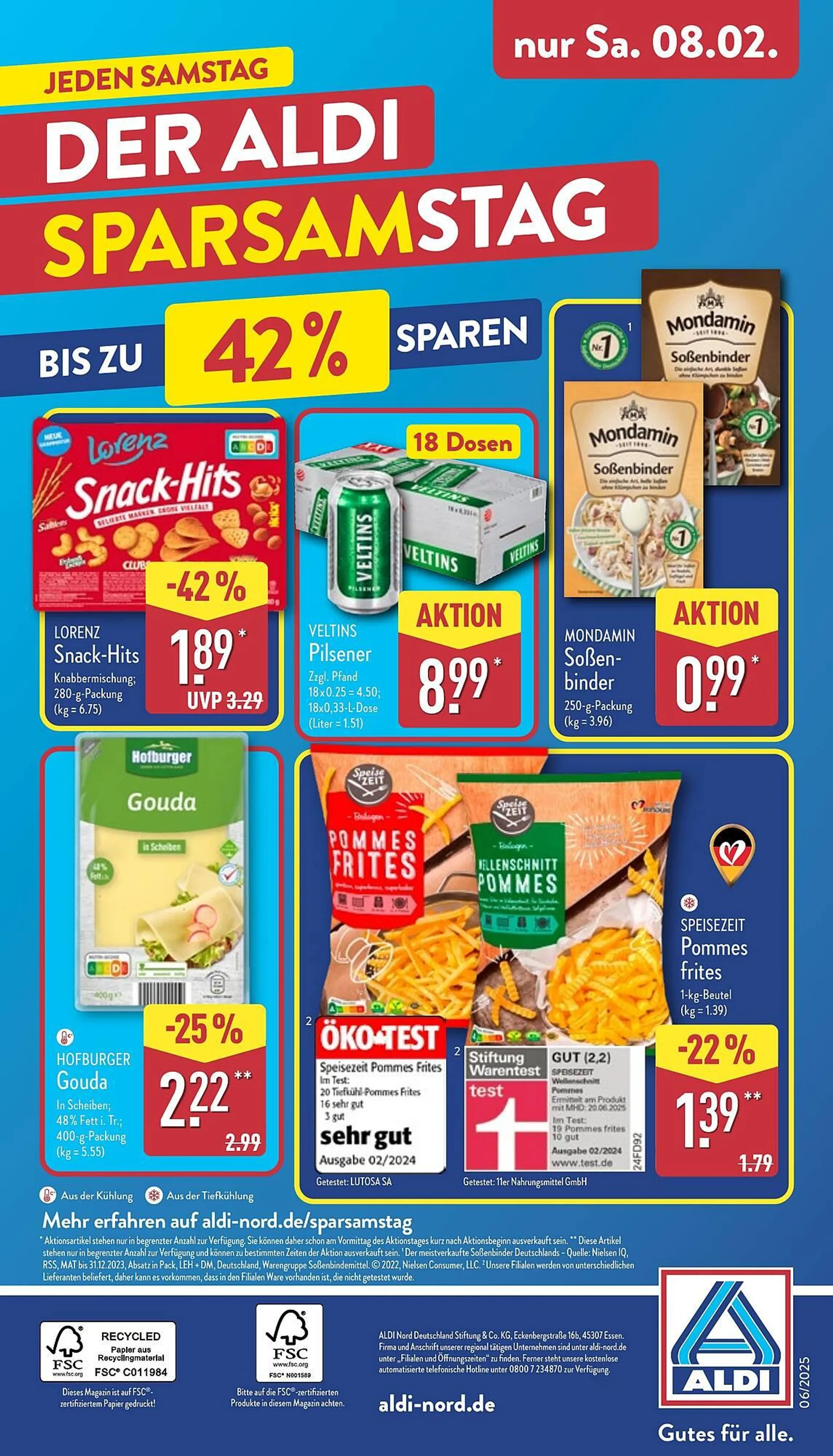 Aldi Nord Prospekt von 3. Februar bis 8. Februar 2025 - Prospekt seite 36