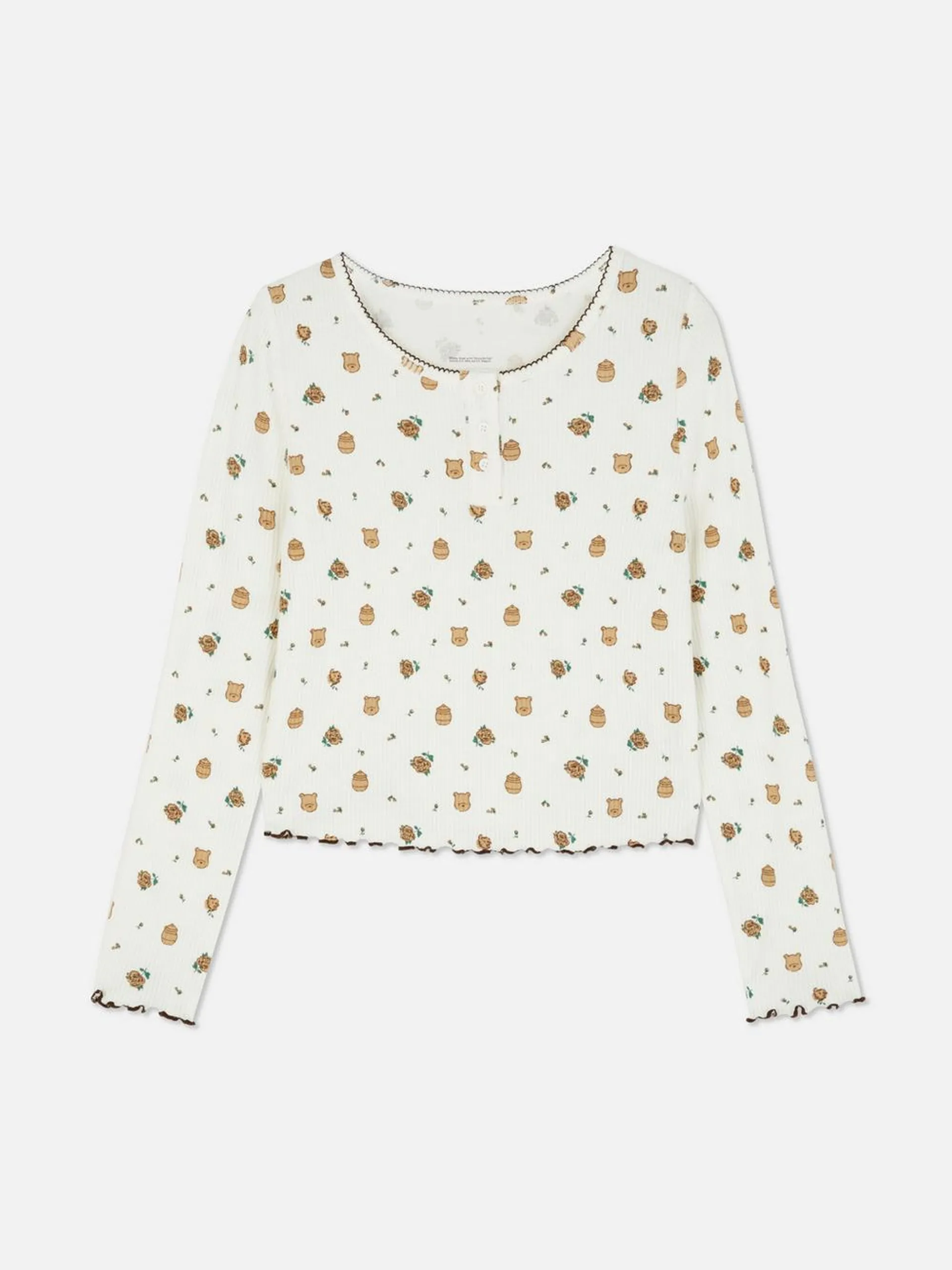 Disney’s Winnie the Pooh Long Sleeve Pajama Top