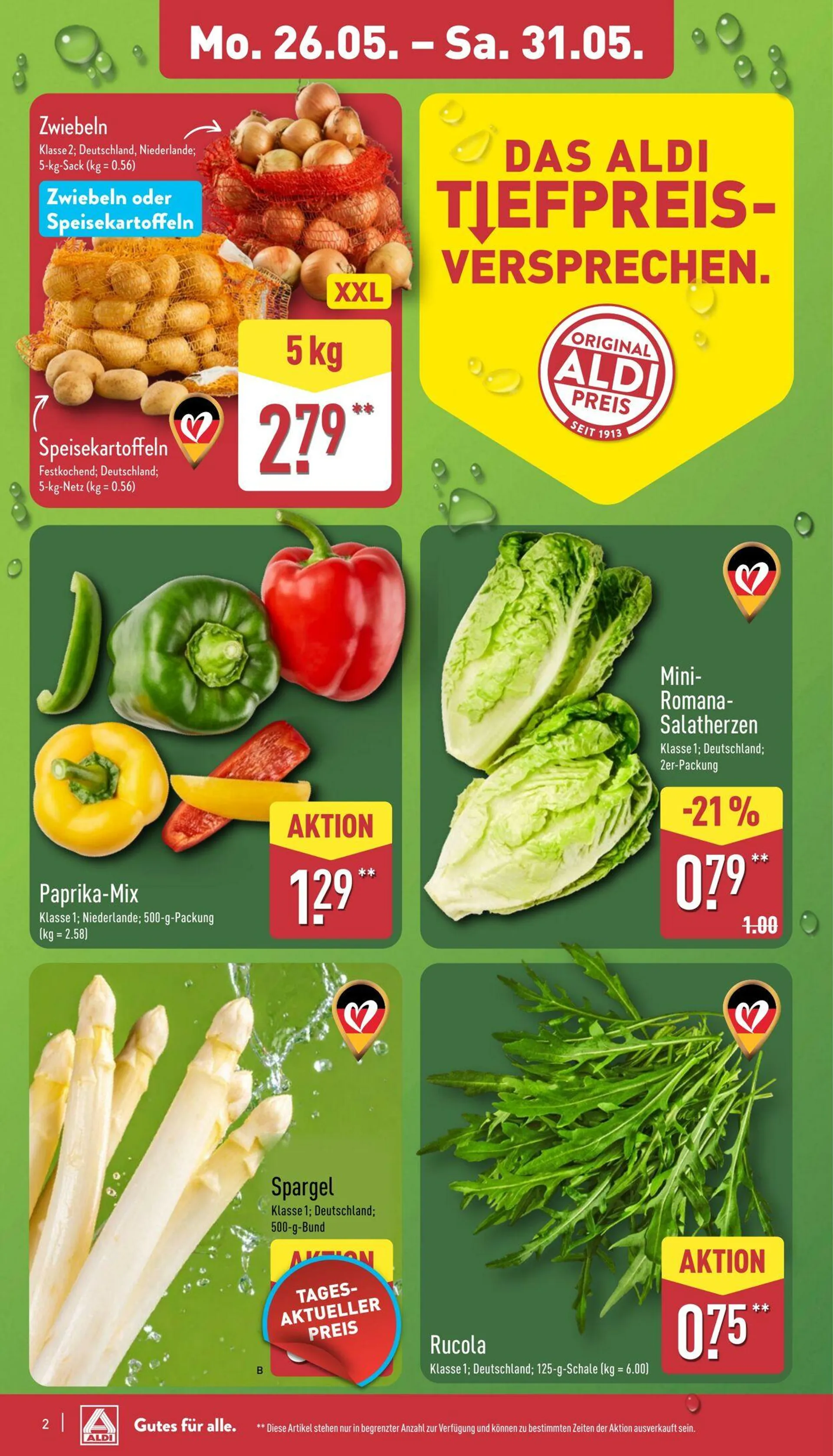 Aldi-Nord von 19. Mai bis 24. Mai 2025 - Prospekt seite 2