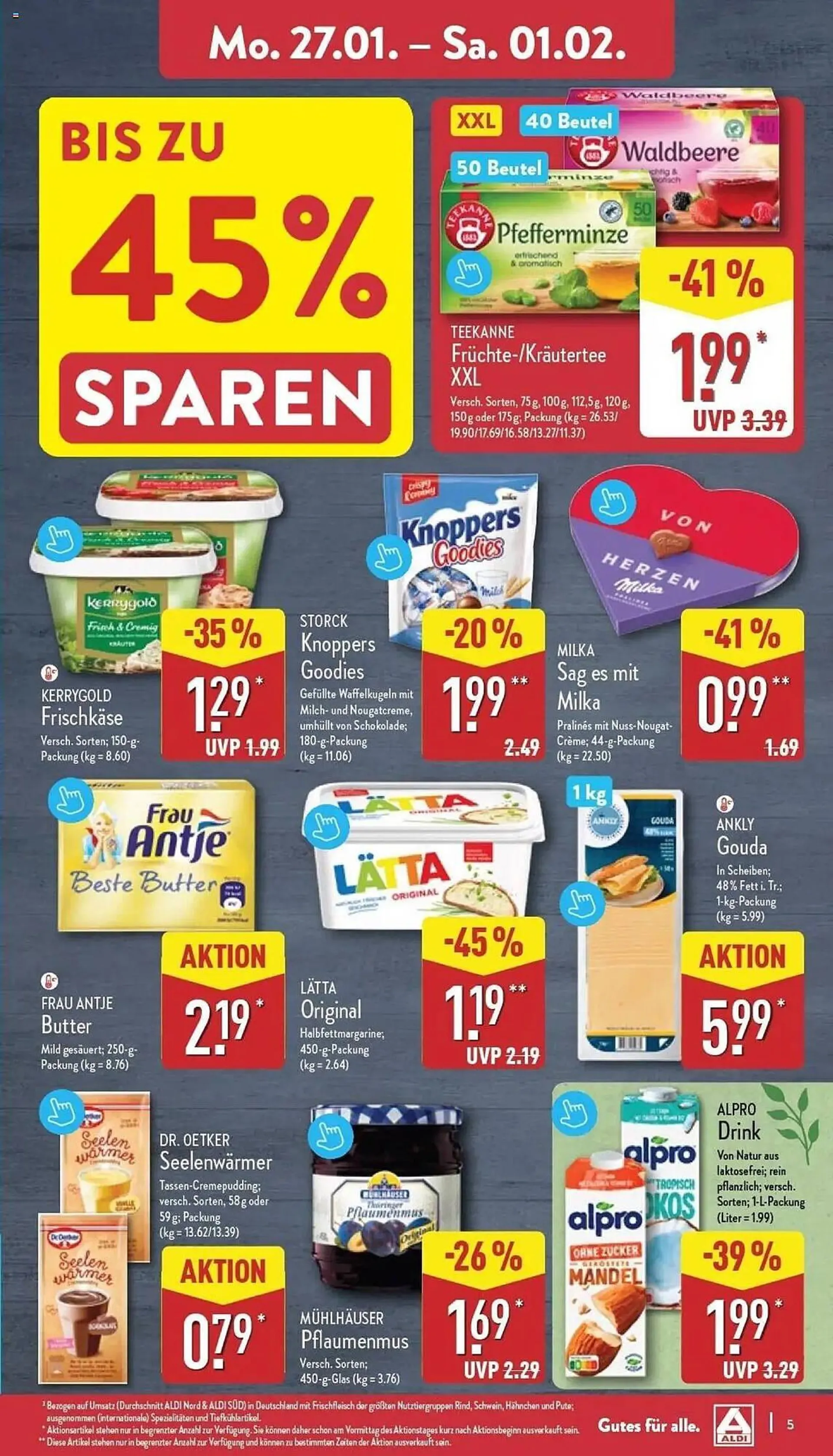 Aldi Nord Prospekt von 27. Januar bis 1. Februar 2025 - Prospekt seite 5