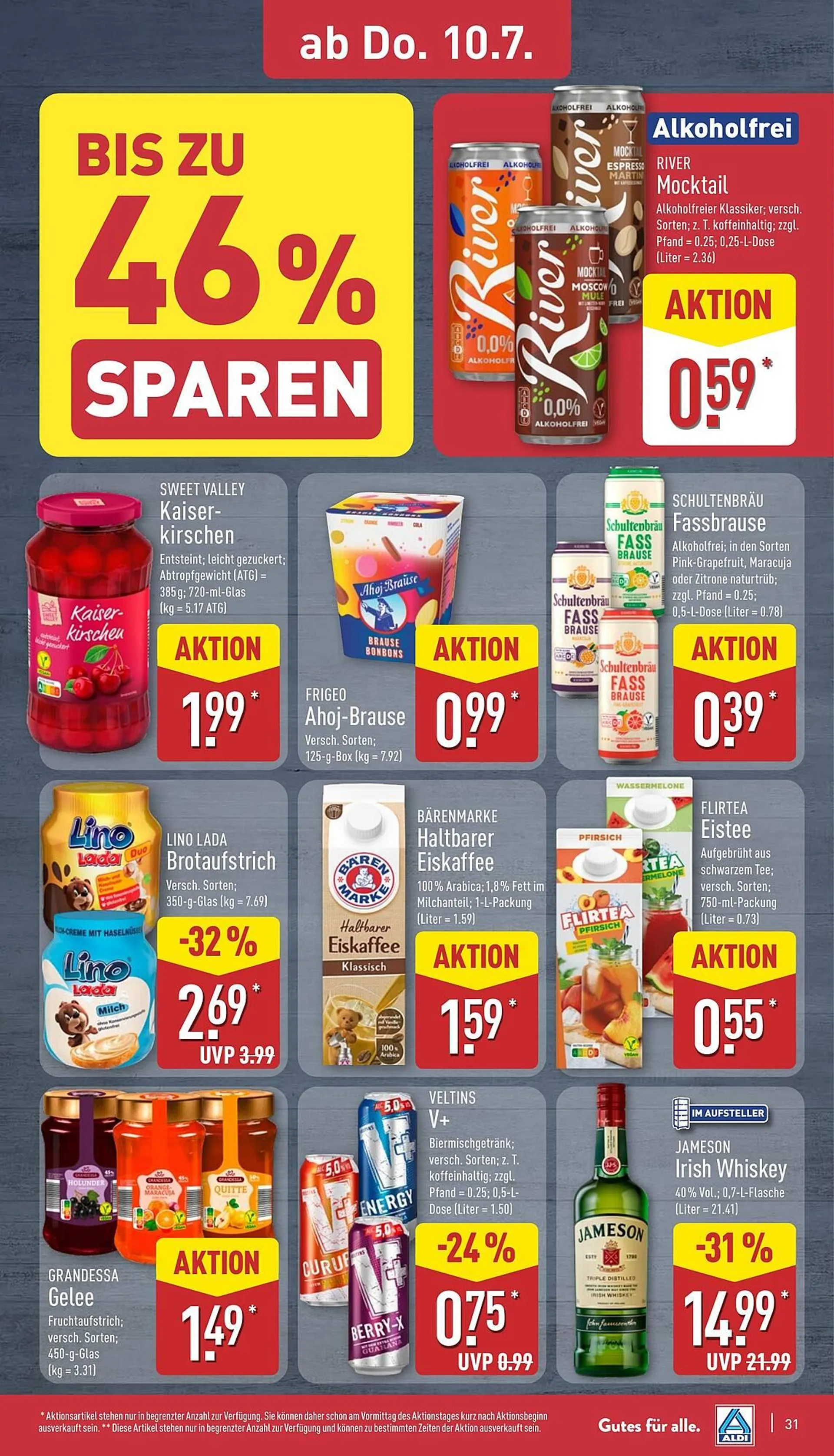 Aldi Nord Prospekt von 7. Juli bis 12. Juli 2025 - Prospekt seite 31