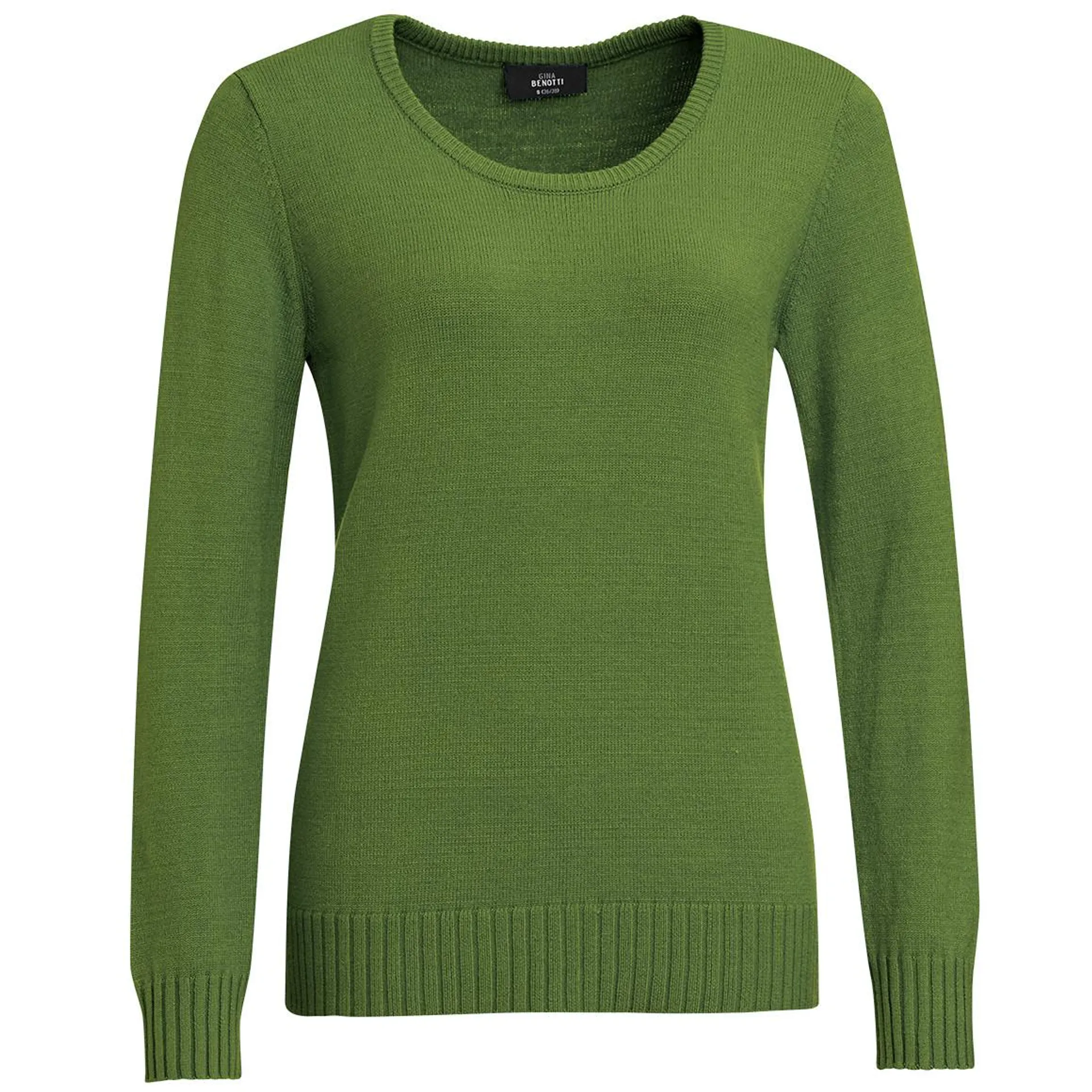 Damen Feinstrickpullover unifarben