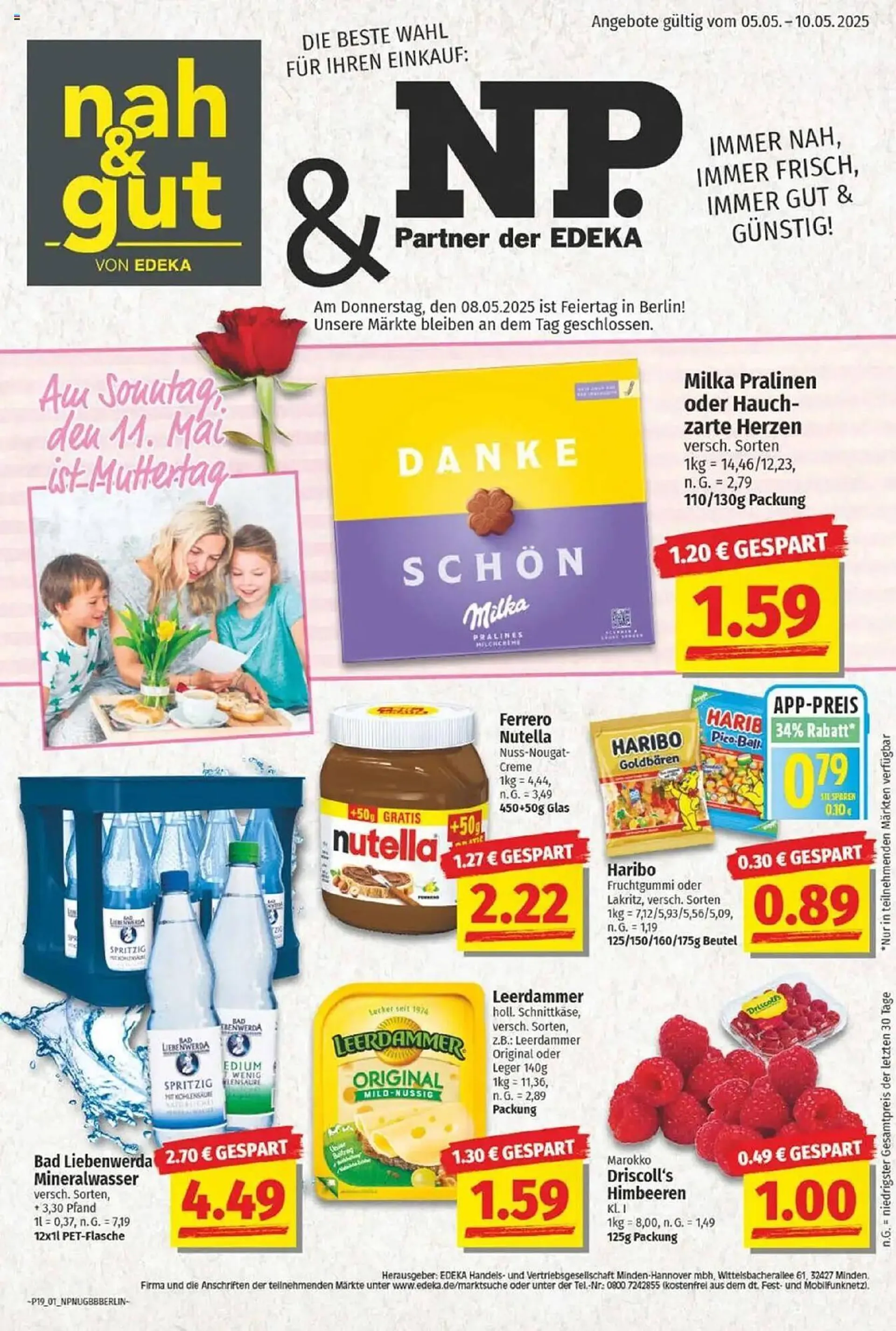 NP Discount Prospekt von 5. Mai bis 10. Mai 2025 - Prospekt seite 1