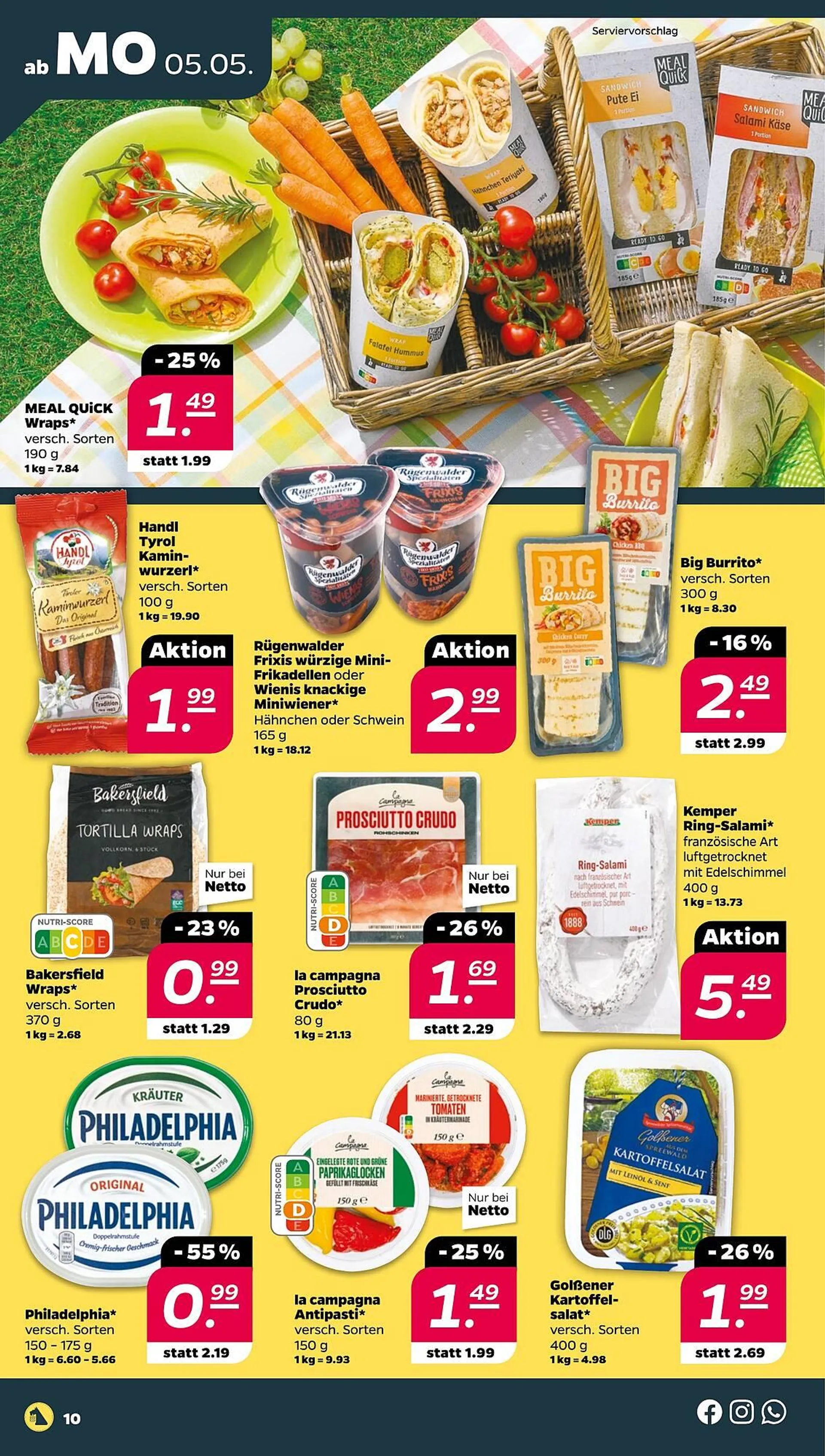 NETTO Prospekt von 5. Mai bis 10. Mai 2025 - Prospekt seite 10