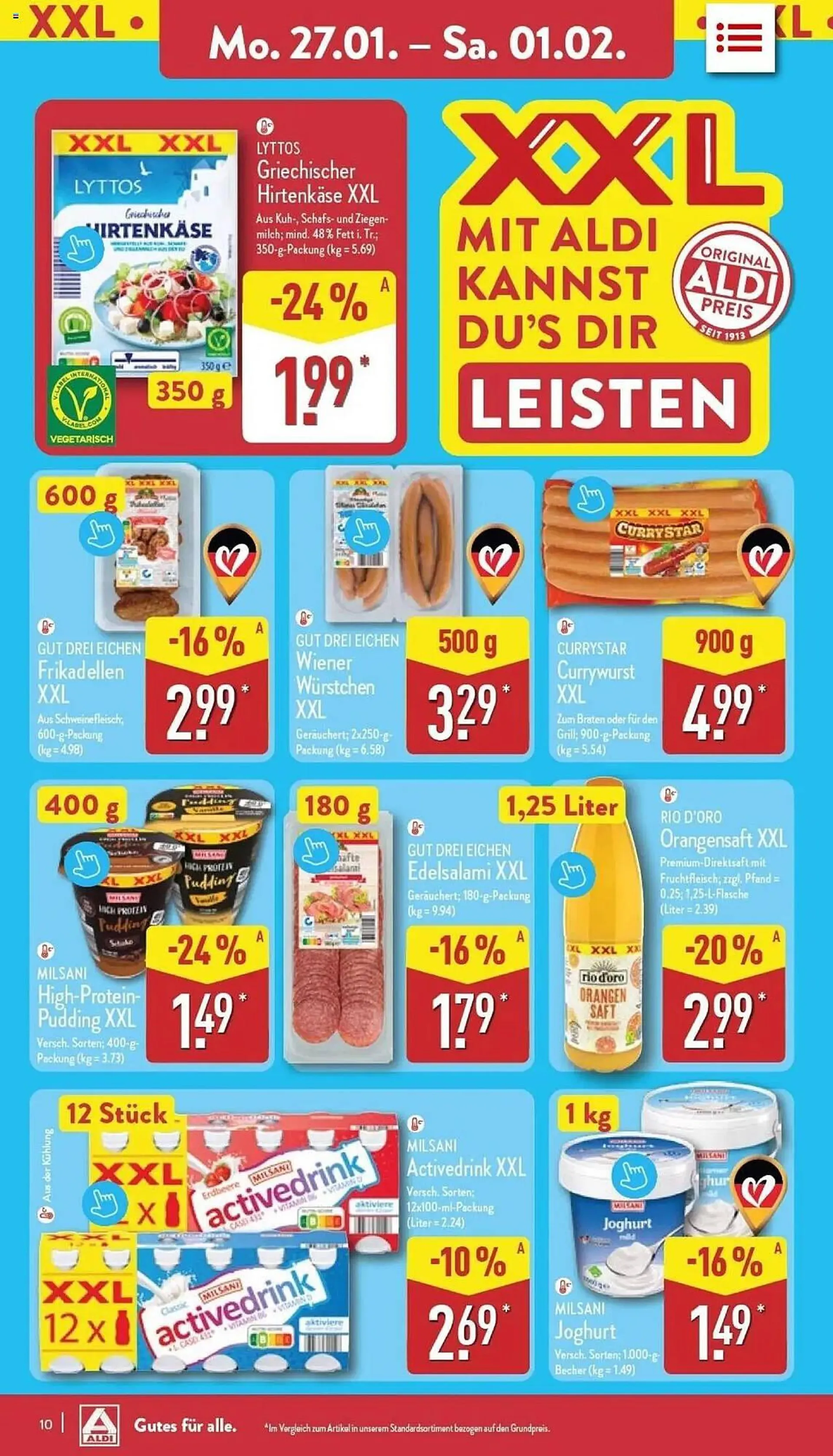 Aldi Nord Prospekt von 27. Januar bis 1. Februar 2025 - Prospekt seite 10