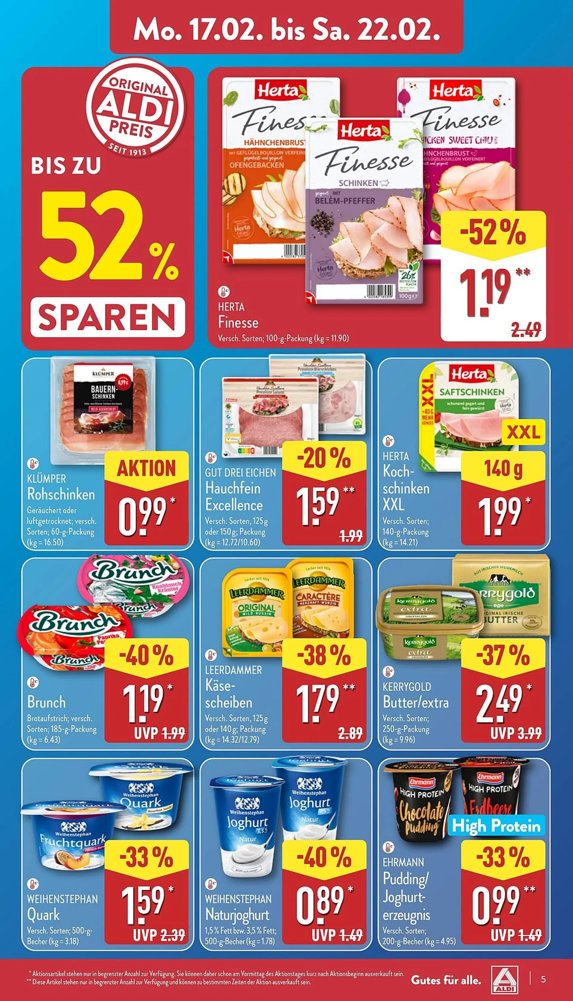 Aldi Nord Prospekt von 17. Februar bis 22. Februar 2025 - Prospekt seite 5