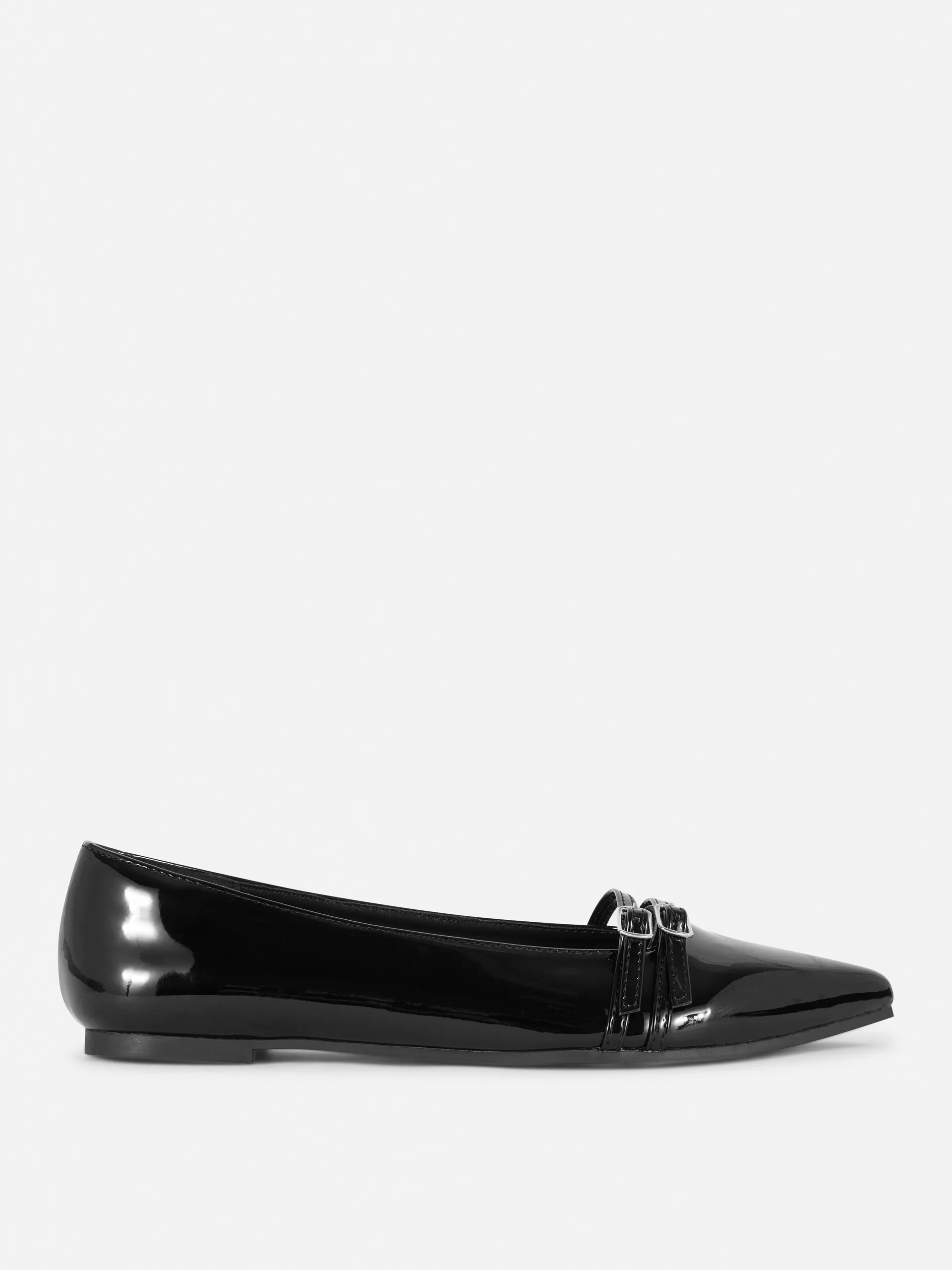 Patent Pointed Toe Ballet Flats