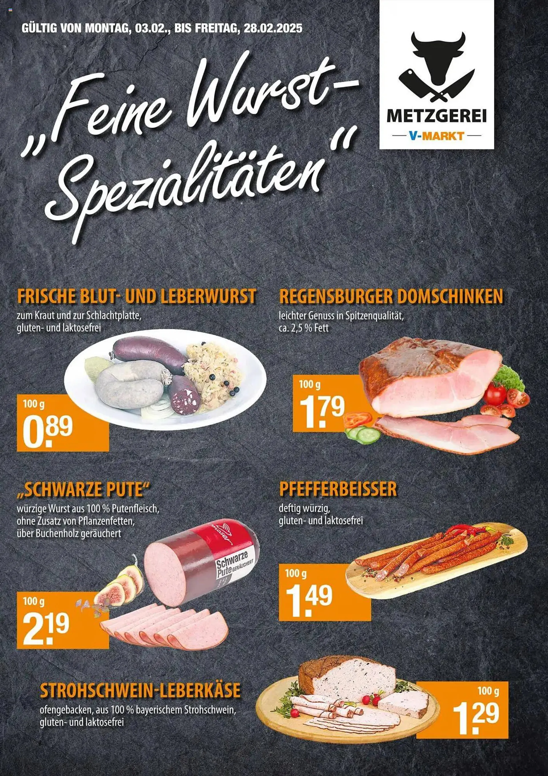 V Markt Prospekt von 3. Februar bis 28. Februar 2025 - Prospekt seite 2