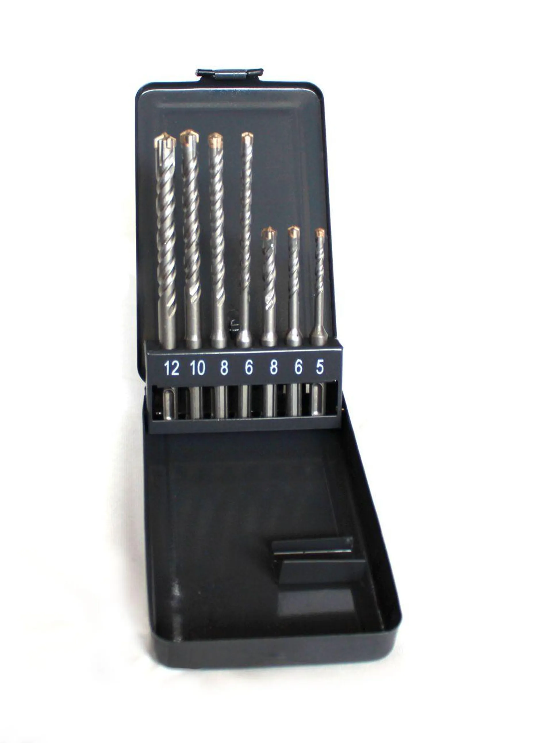 Bohrer SDS Plus 7 tlg Set doppelter Wendel+ Kreuz Quadro