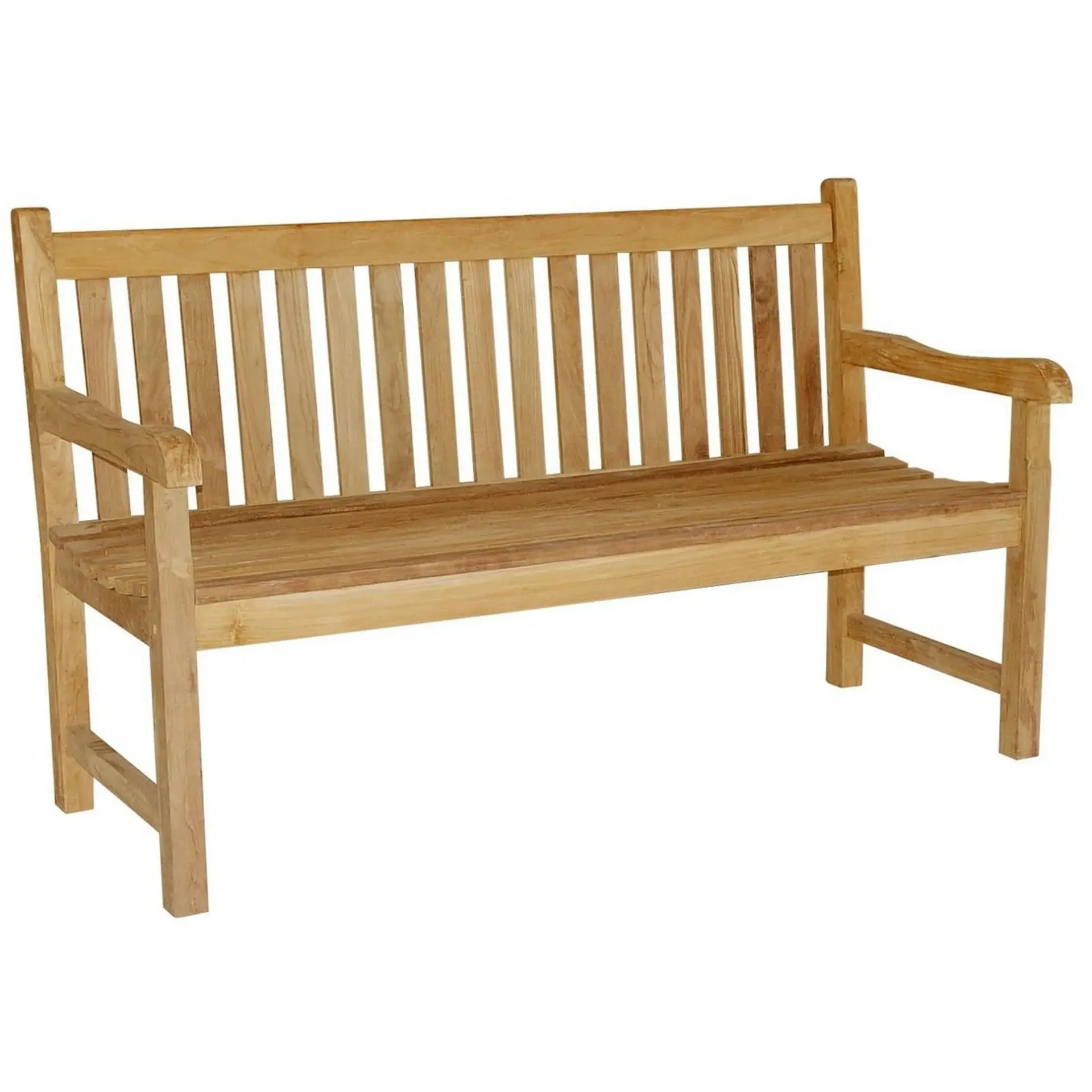 3-Sitzer Gartenbank SOLO - Teak massiv - 150 cm