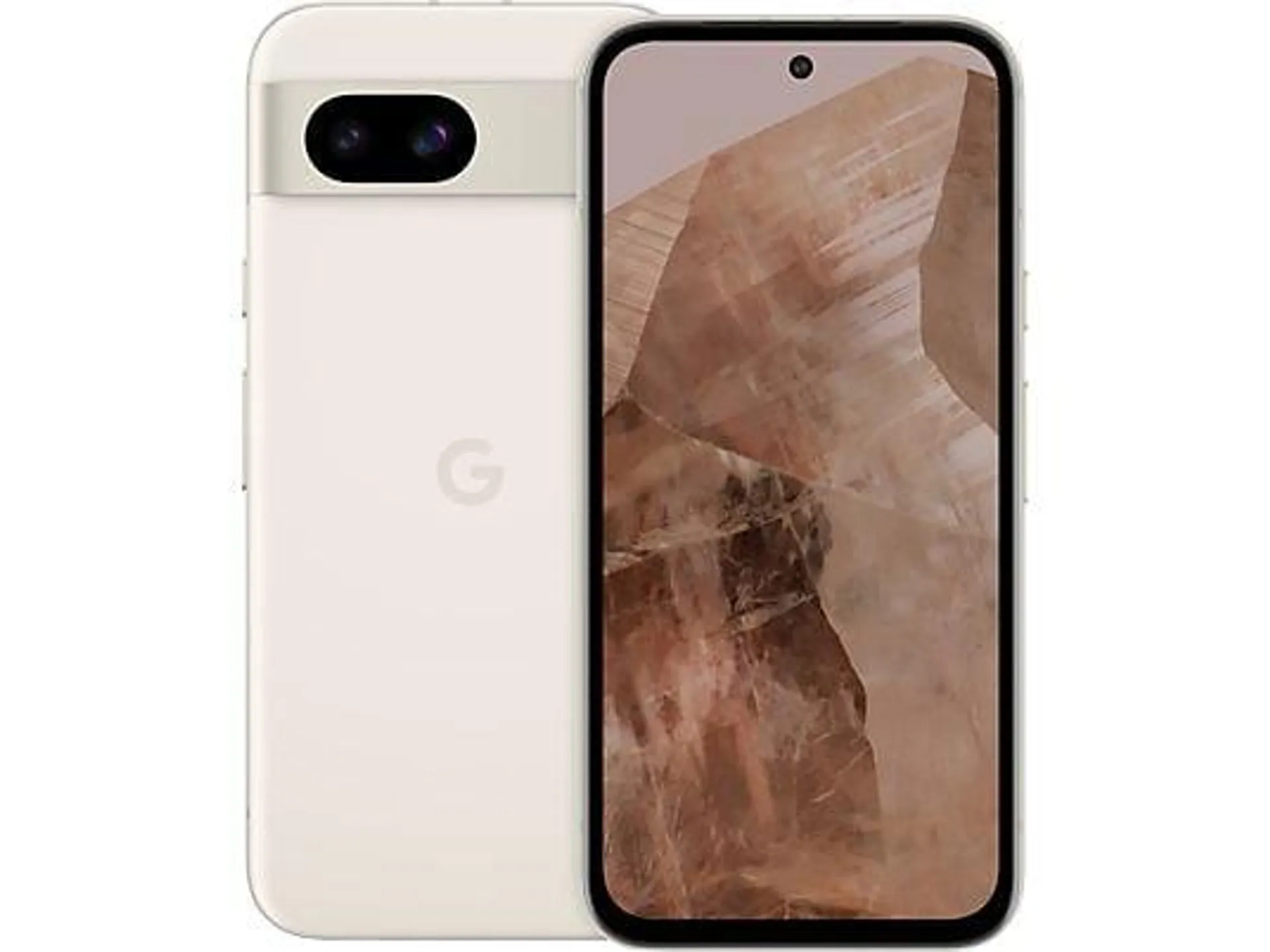 GOOGLE Pixel 8a 128 GB Porcelain Dual SIM