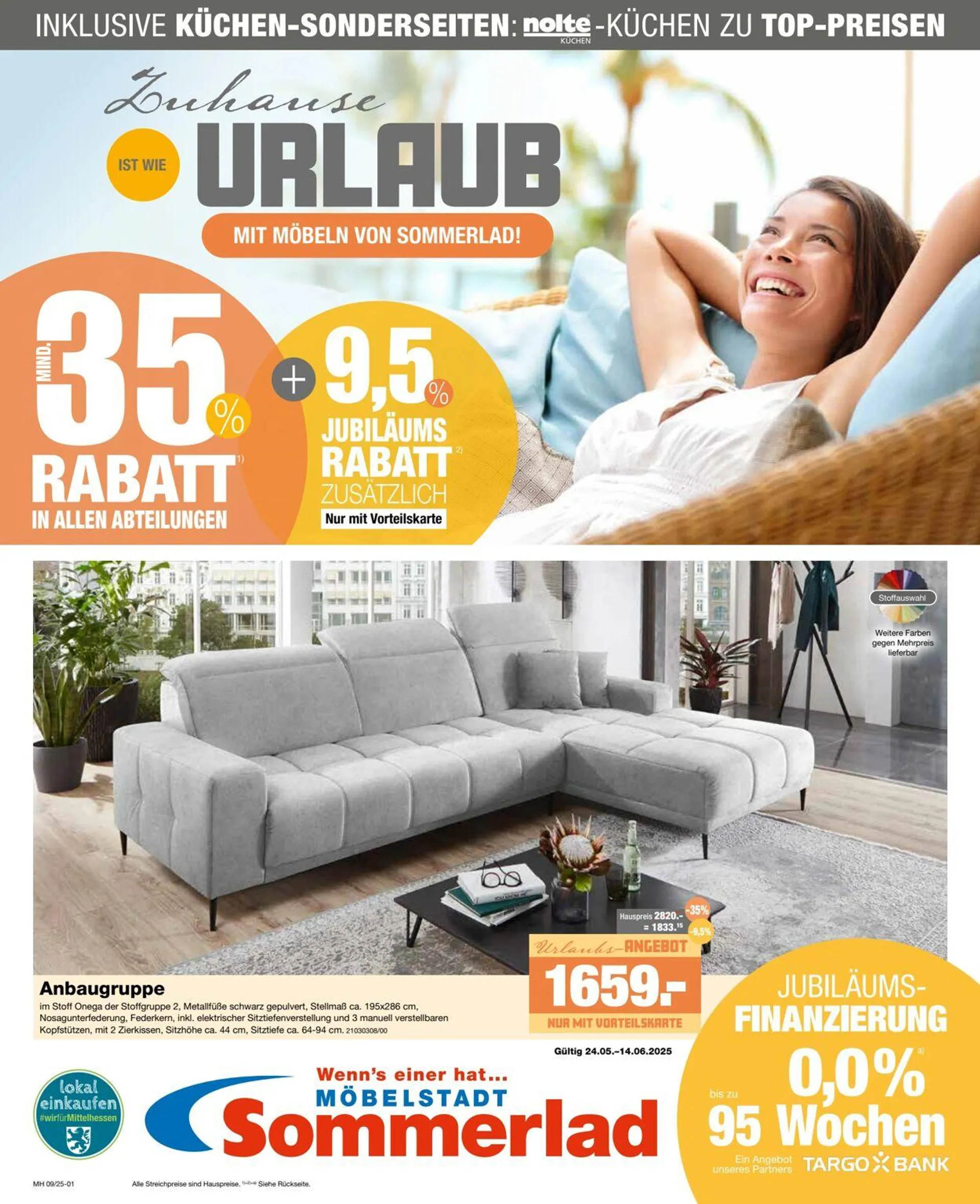 Sommerlad Aktueller Prospekt von 26. Mai bis 14. Juni 2025 - Prospekt seite 1