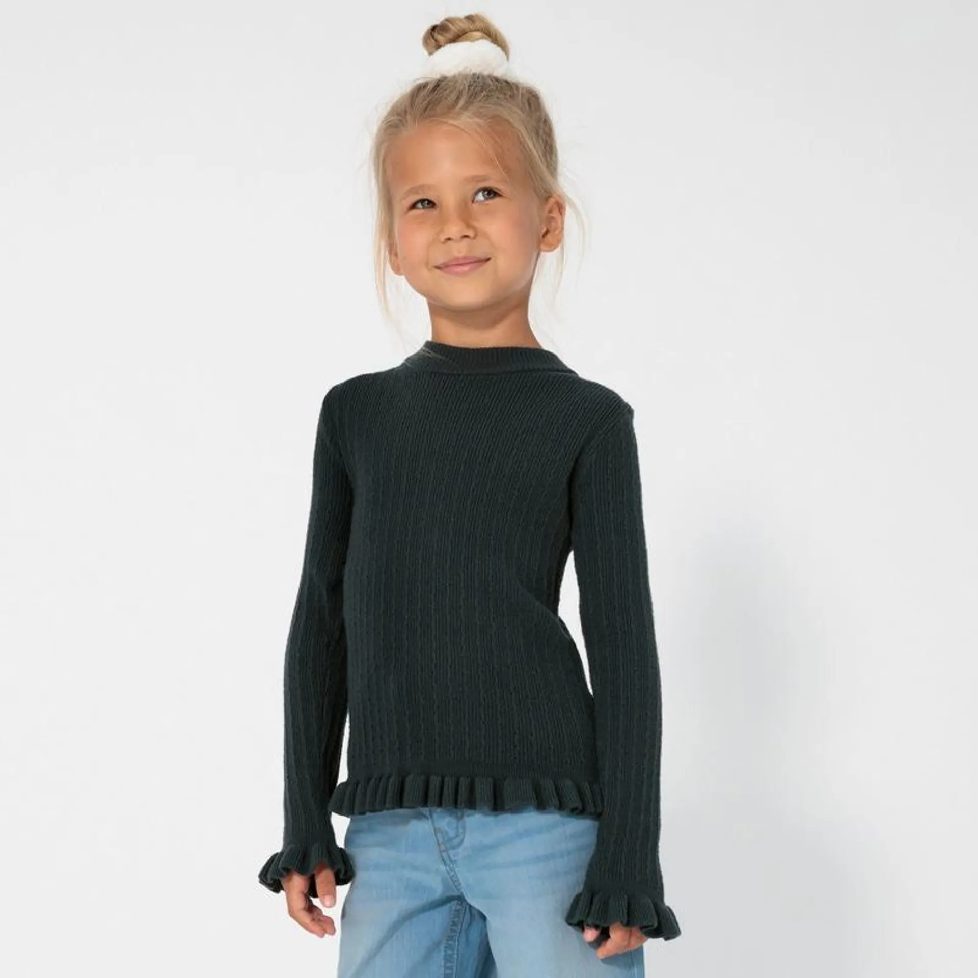 Kinder-Mädchen-Pullover mit Viskose