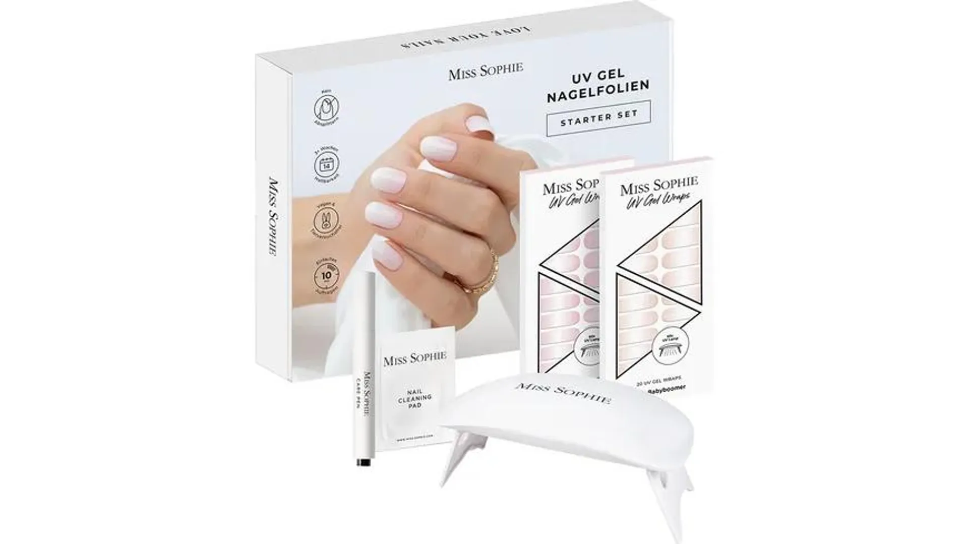 MISS SOPHIE UV Gel Nagelfolien Starter Set