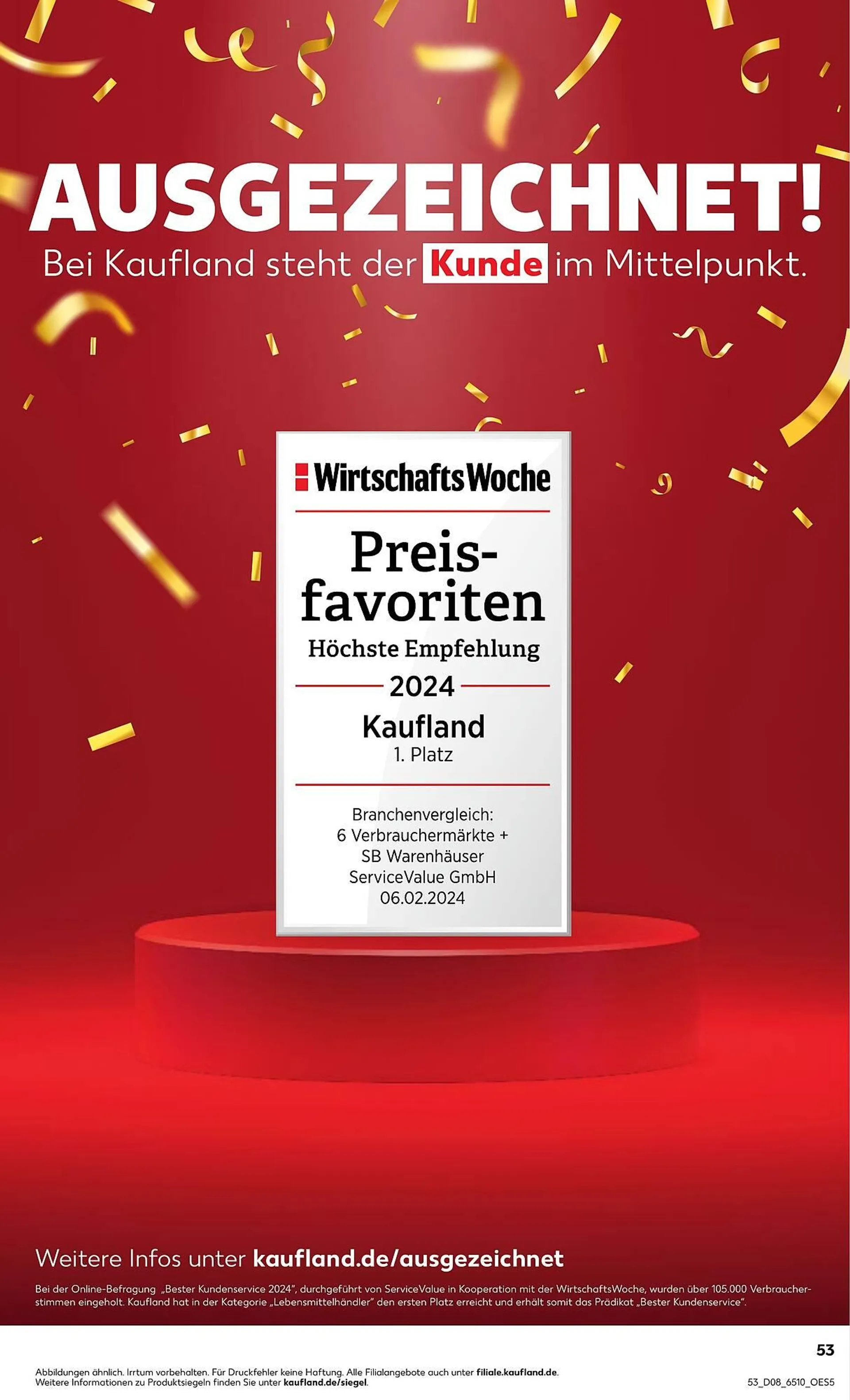 Kaufland Prospekt von 20. Februar bis 26. Februar 2025 - Prospekt seite 53