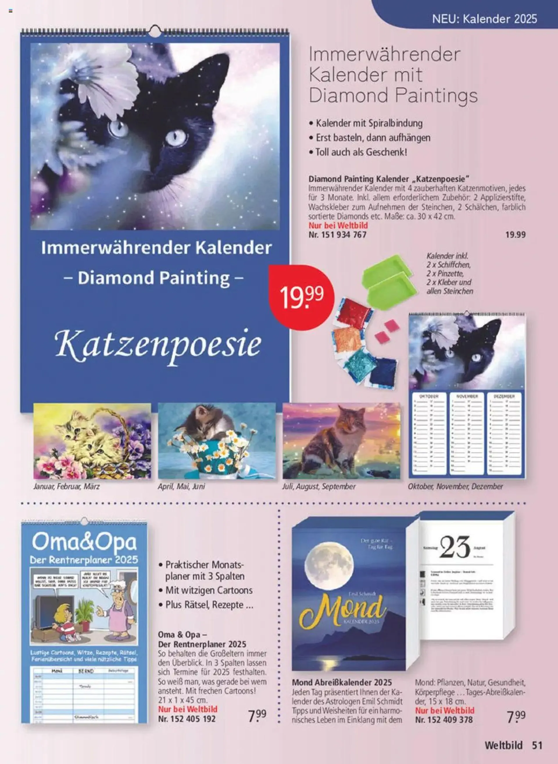 Weltbild Katalog von 11. Juli bis 31. Dezember 2024 - Prospekt seite 51