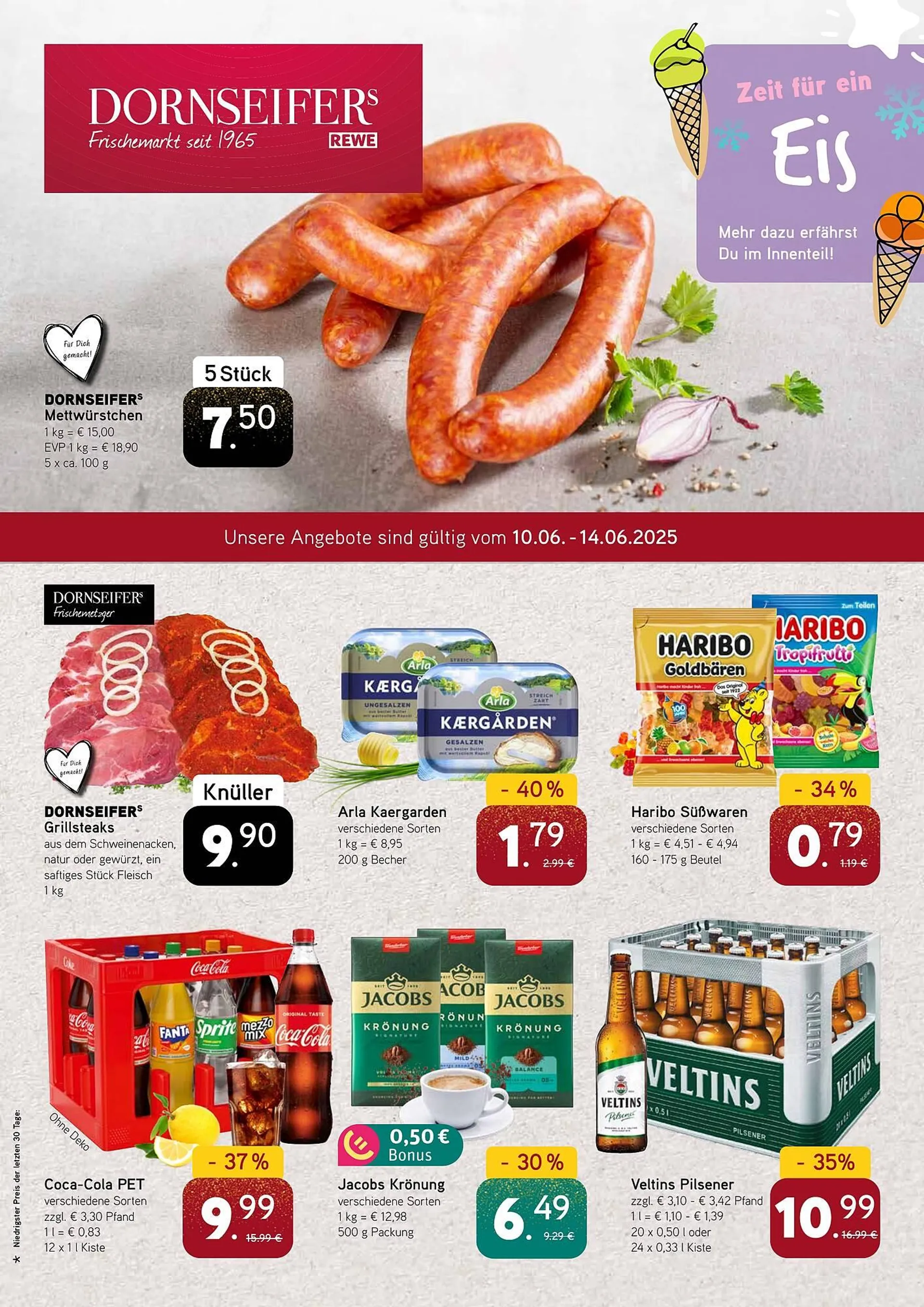 Dornseifer Prospekt von 9. Juni bis 15. Juni 2025 - Prospekt seite 1