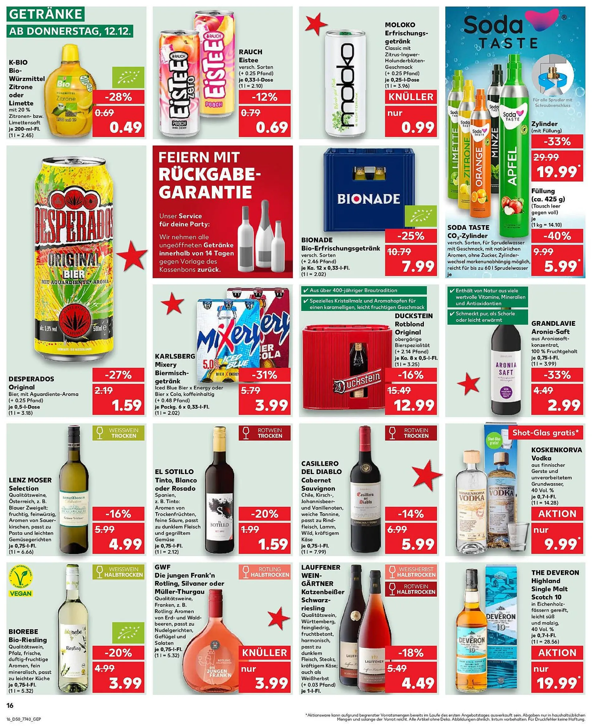 Kaufland Prospekt von 11. Dezember bis 18. Dezember 2024 - Prospekt seite 16