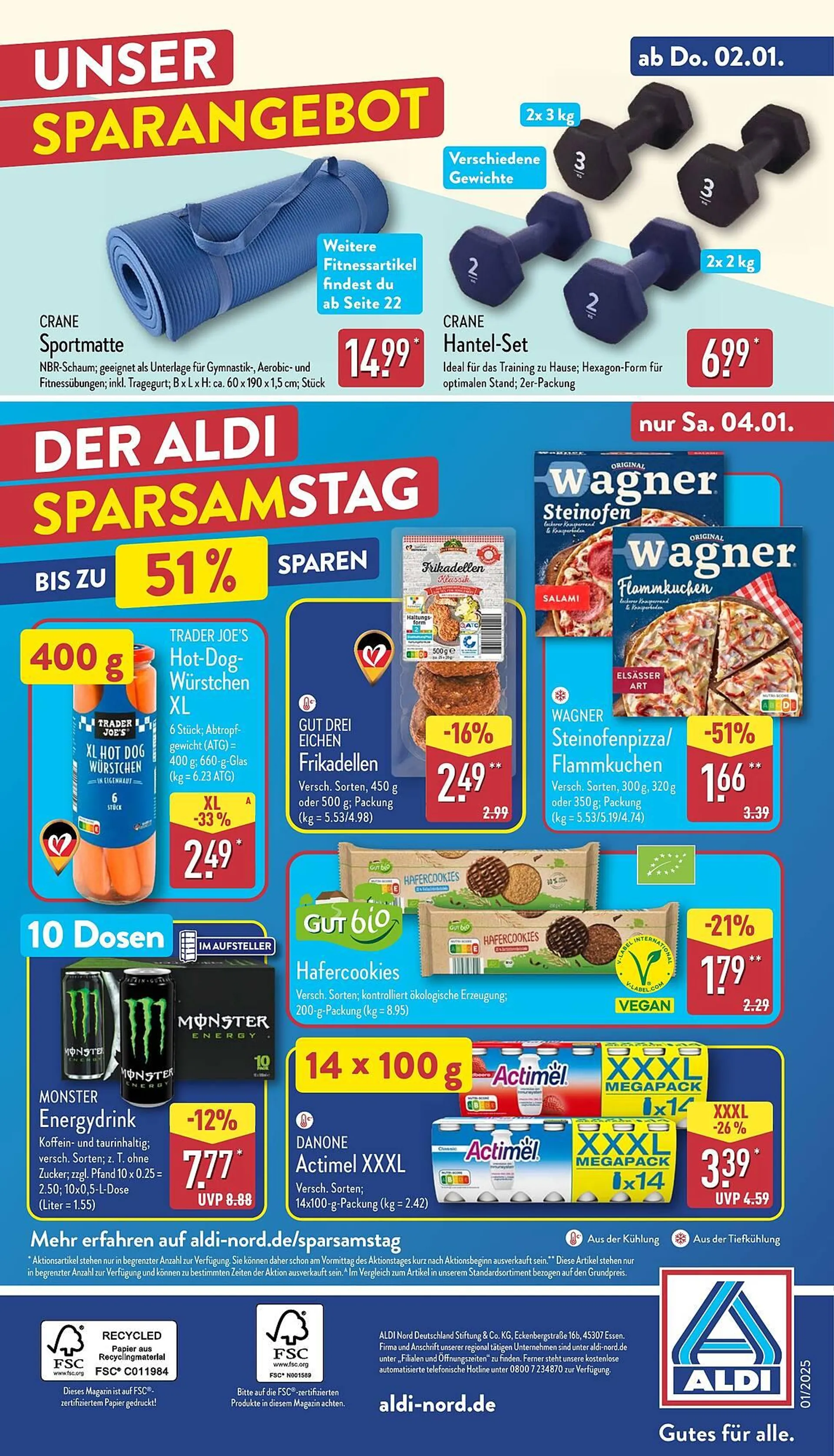 Aldi Nord Prospekt von 30. Dezember bis 4. Januar 2025 - Prospekt seite 40