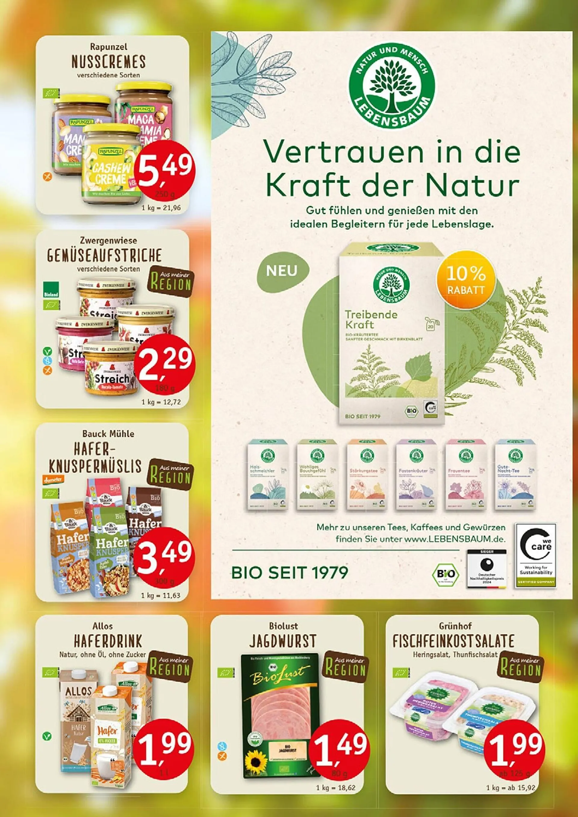 Erdkorn Biomarkt Prospekt von 1. Oktober bis 31. Oktober 2024 - Prospekt seite 3