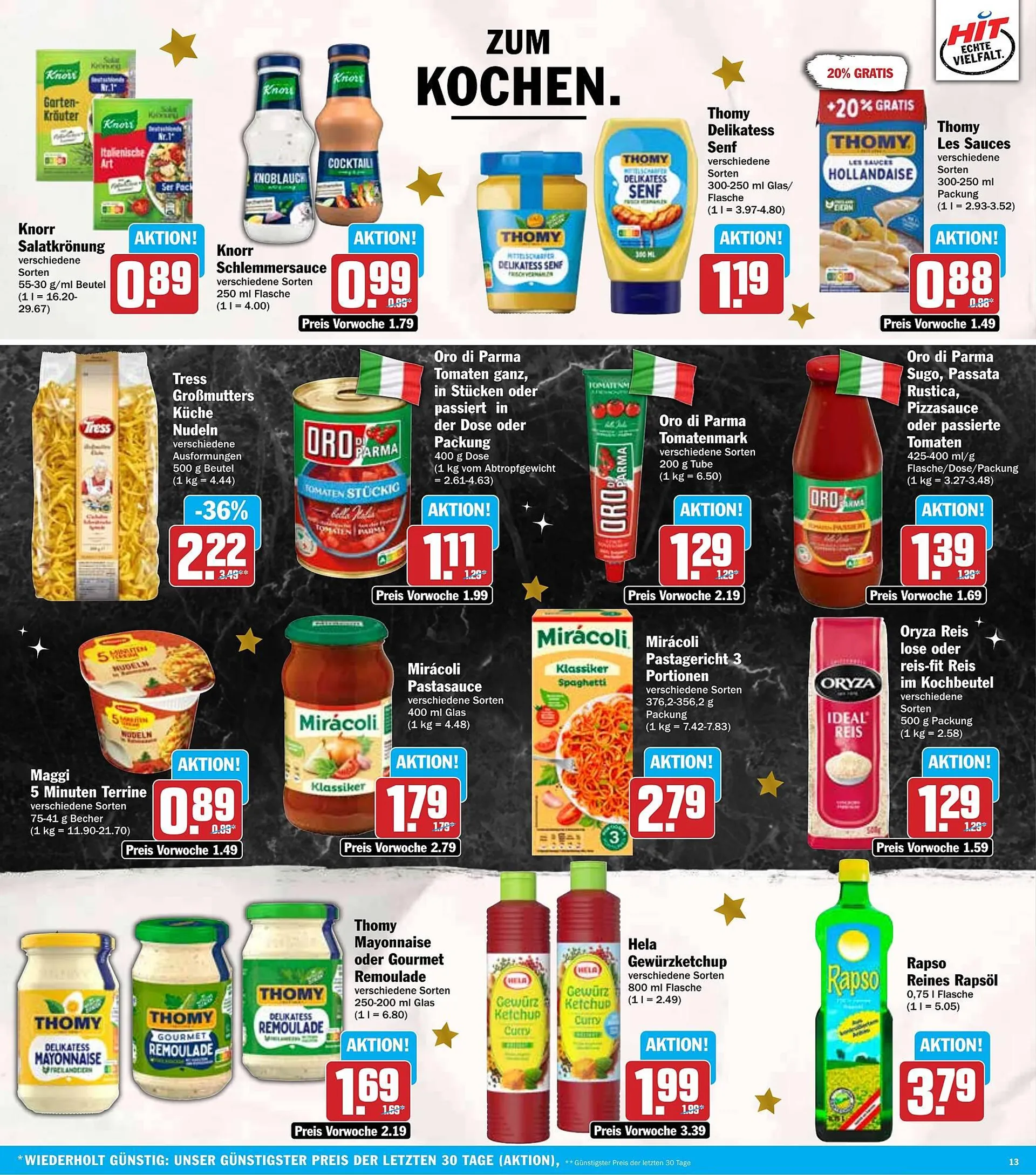 Hit Prospekt von 9. Dezember bis 15. Dezember 2024 - Prospekt seite 13