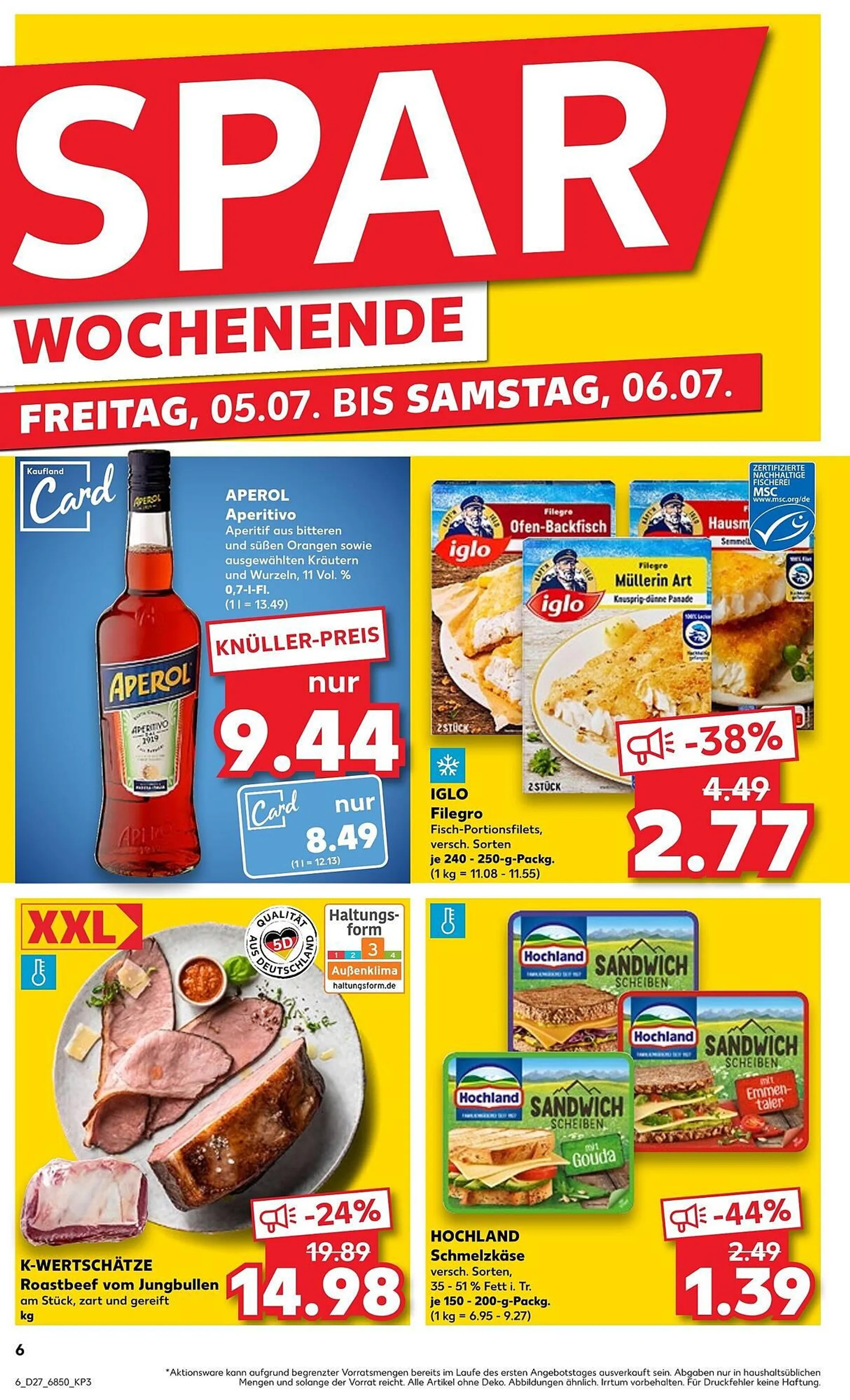 Kaufland Prospekt von 3. Juli bis 10. Juli 2024 - Prospekt seite 14