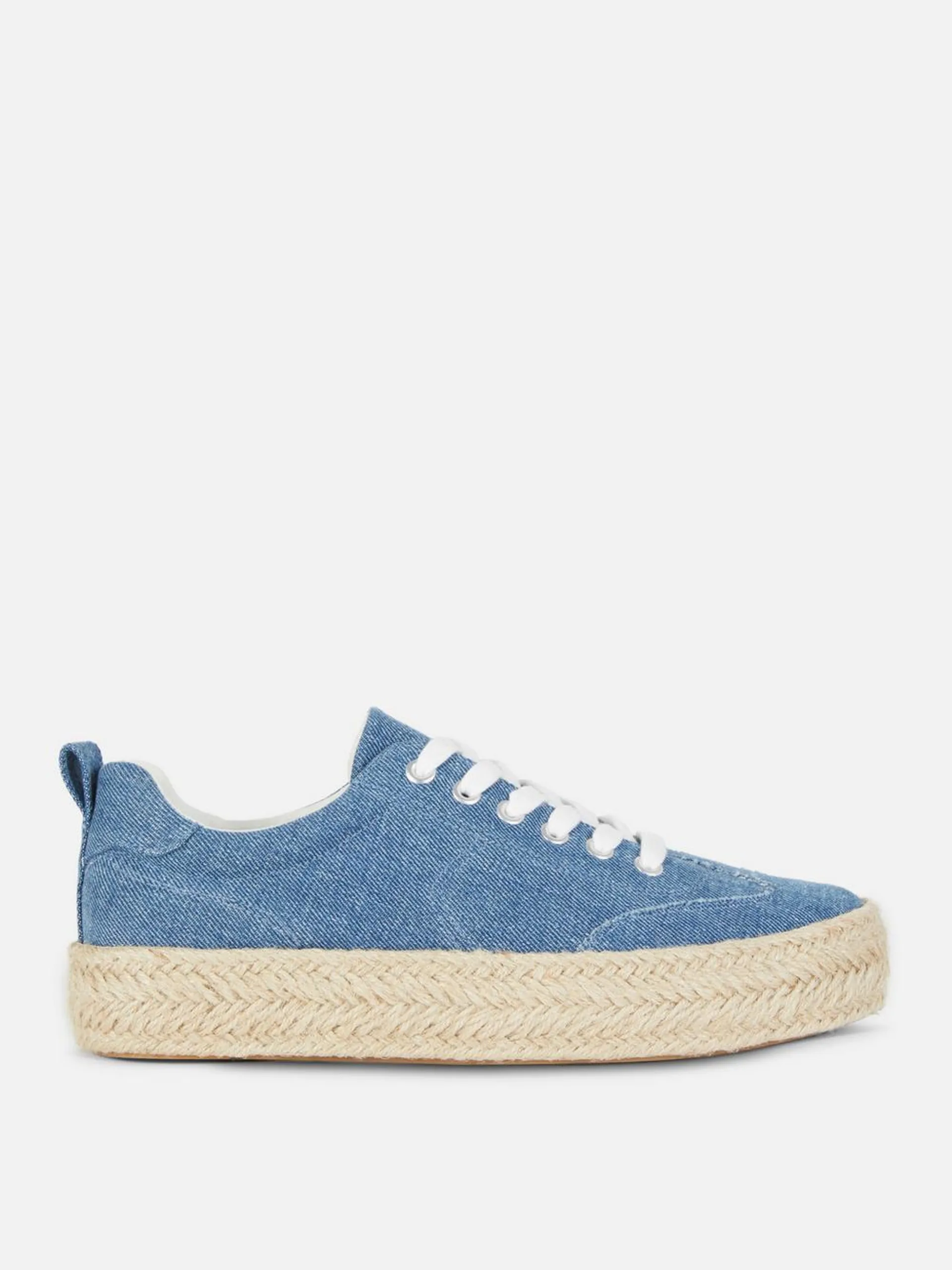 Jute-Espadrilles zum Binden