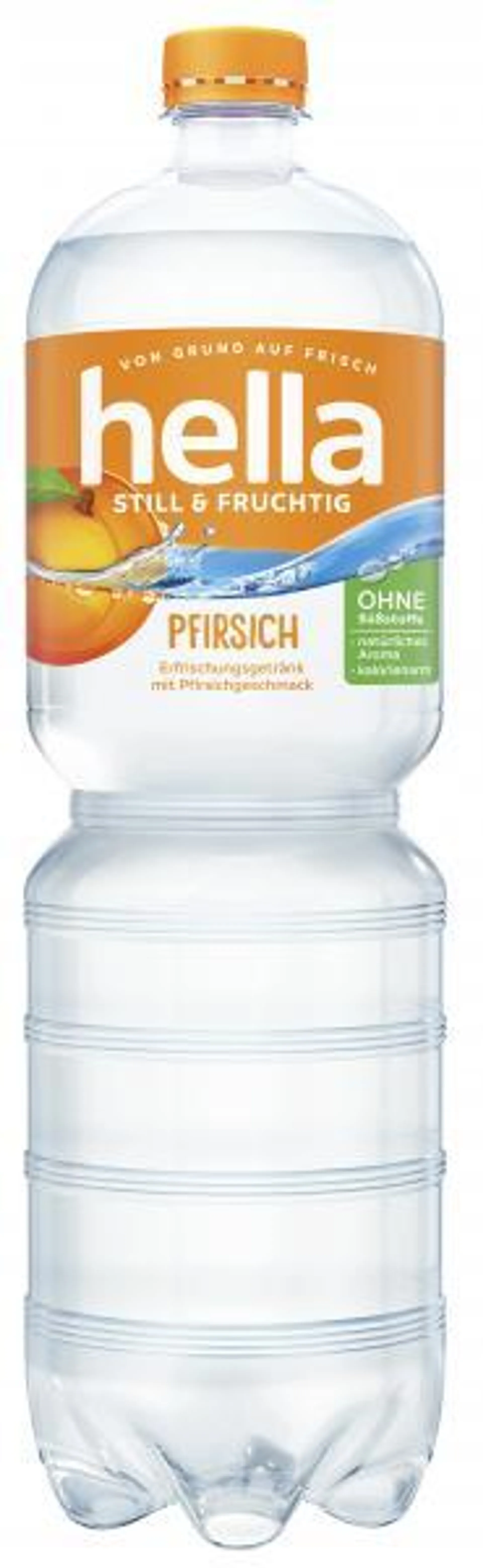 Hella Still & Fruchtig Erfrischungsgetränk Pfirsich (Einweg) 1,50 l