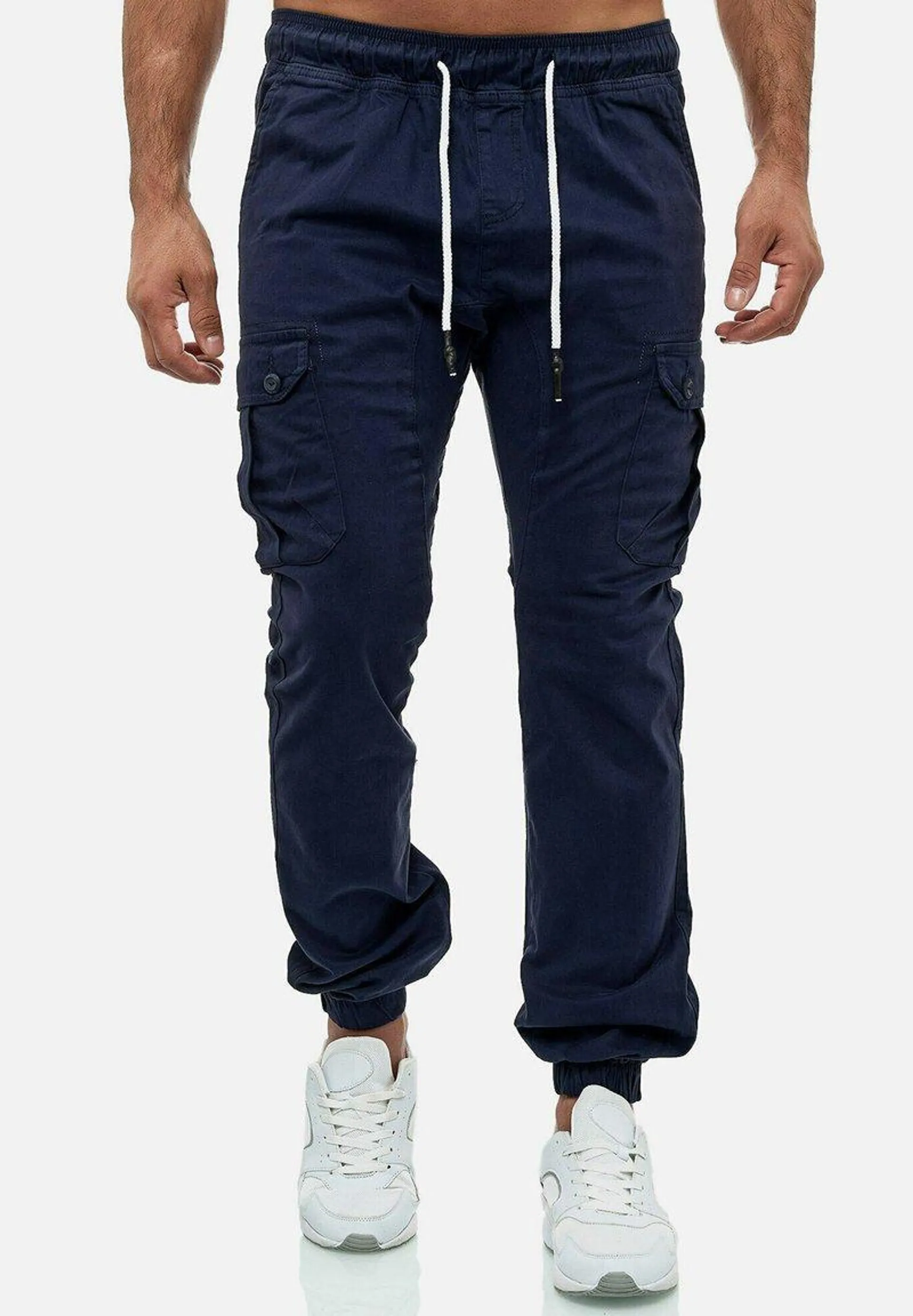 Cargo trousers - navyblau