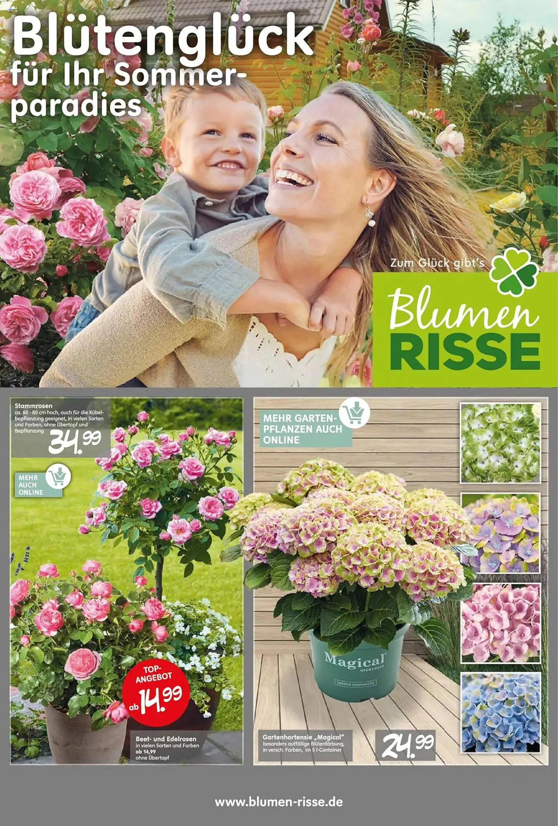 Blumen Risse Prospekt von 28. Mai bis 9. Juni 2025 - Prospekt seite 1