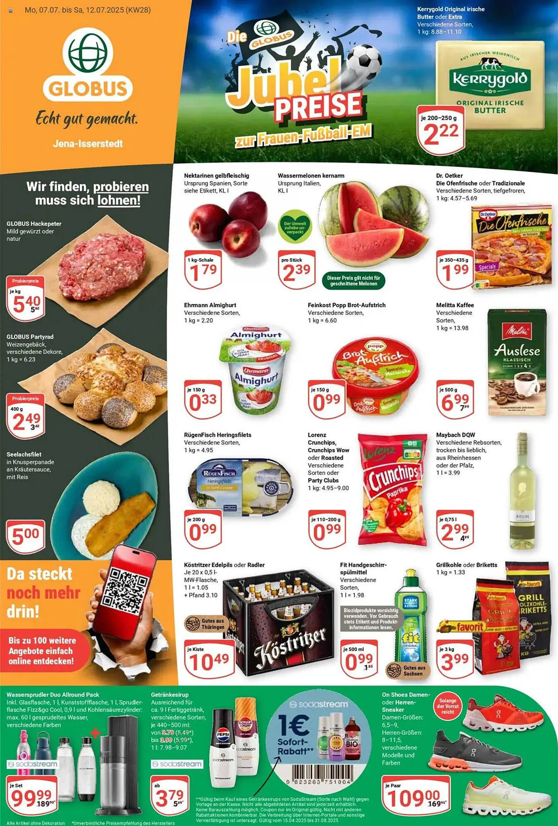 Globus Prospekt von 7. Juli bis 12. Juli 2025 - Prospekt seite 1