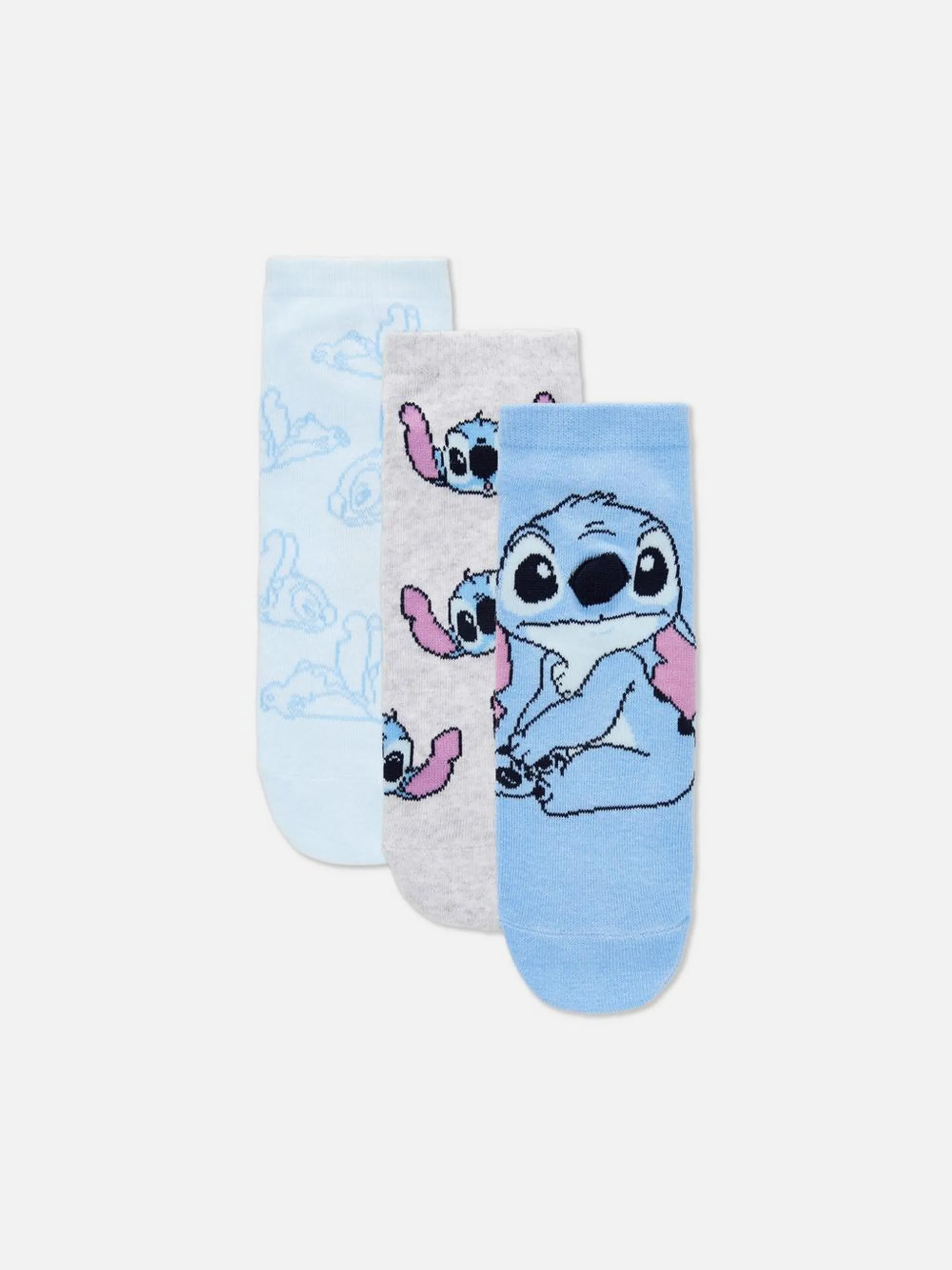 Pack 3 pares meias desporto Disney Stitch