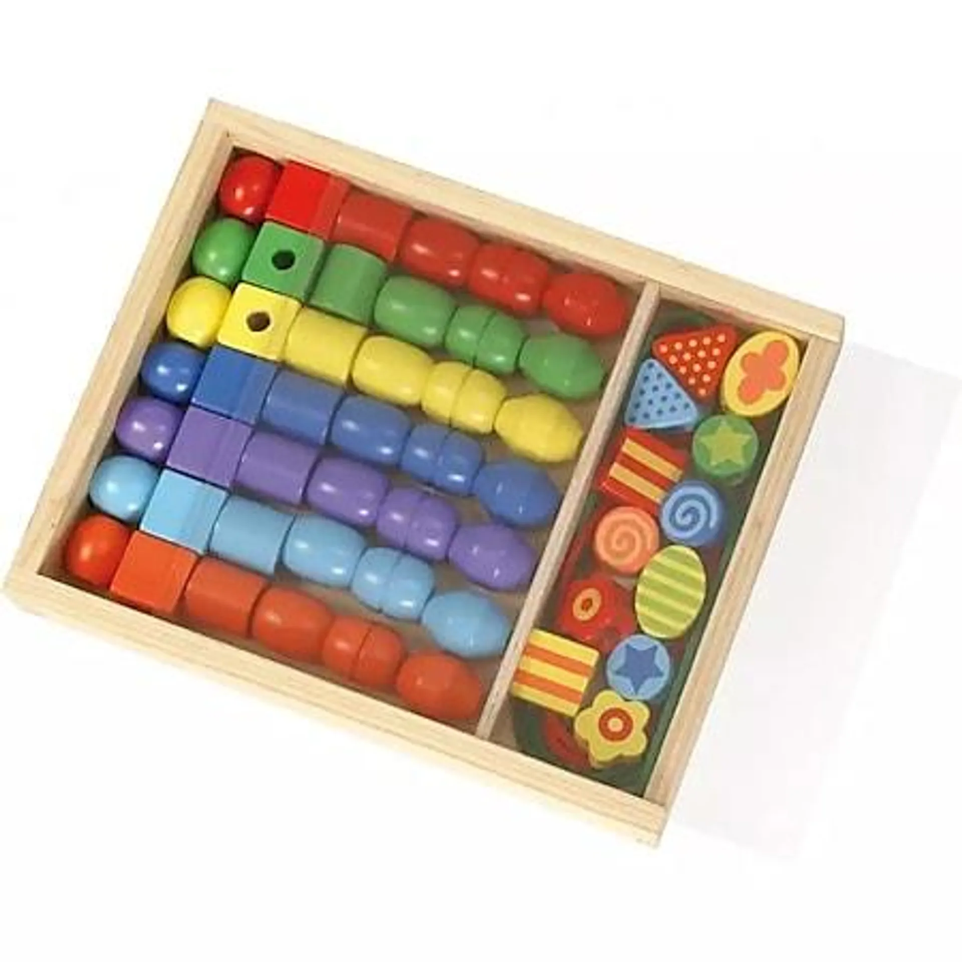 Holzfädelperlen Super Beads (FSC100%)