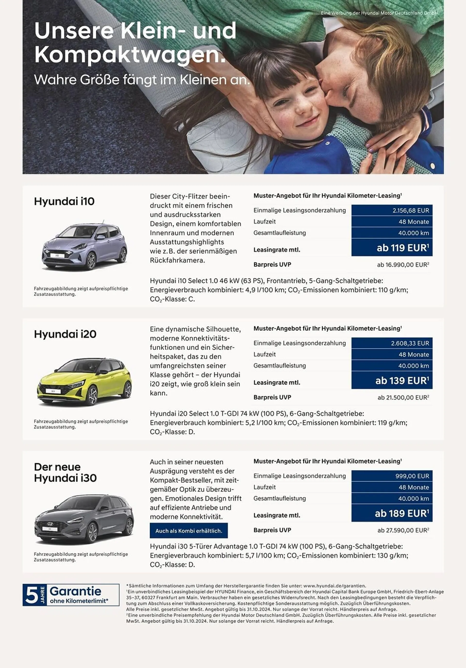 Hyundai Prospekt von 2. Oktober bis 29. Oktober 2024 - Prospekt seite 5