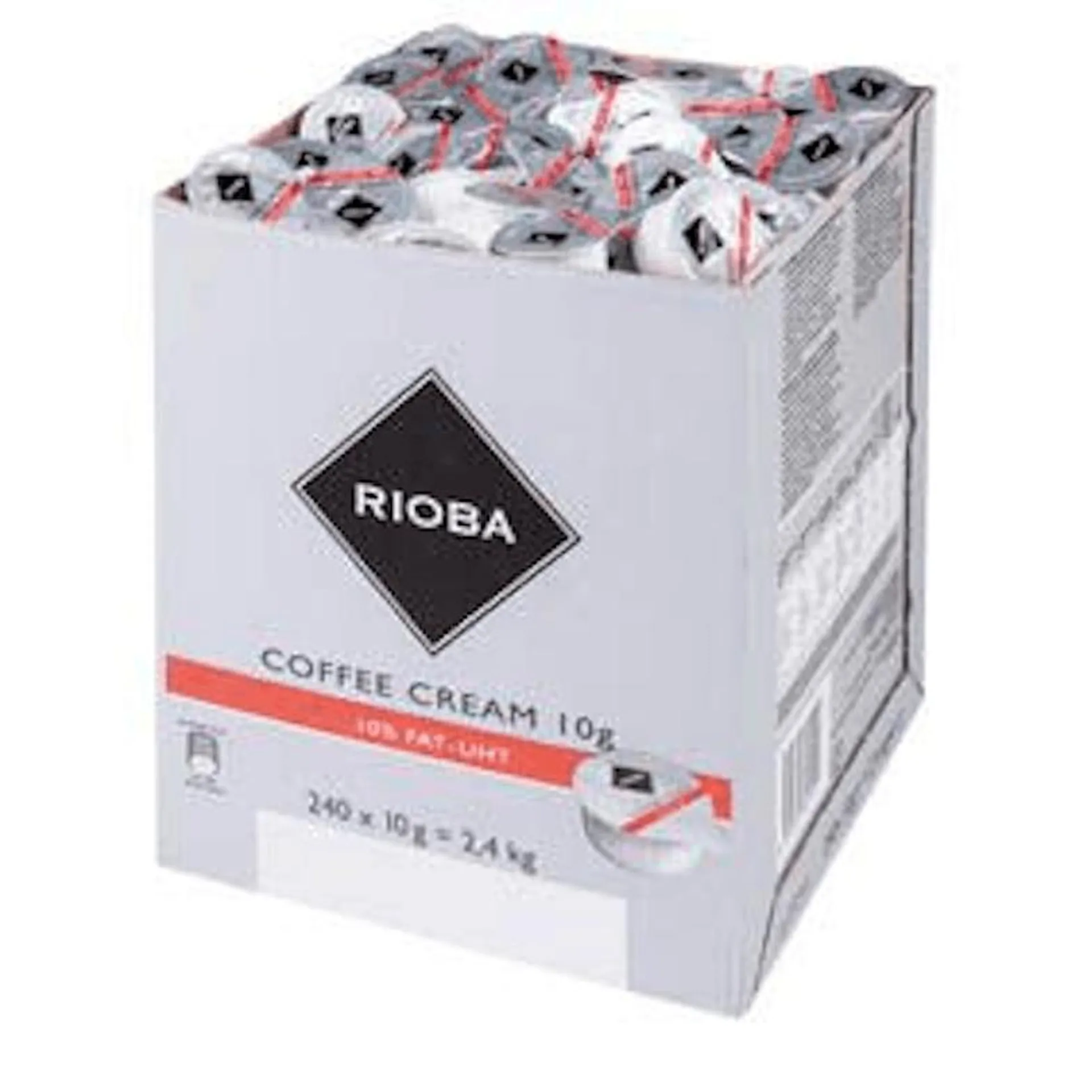 Rioba Kaffeesahne 10% Fett 240 Portionen x 10 g (2,4 kg)