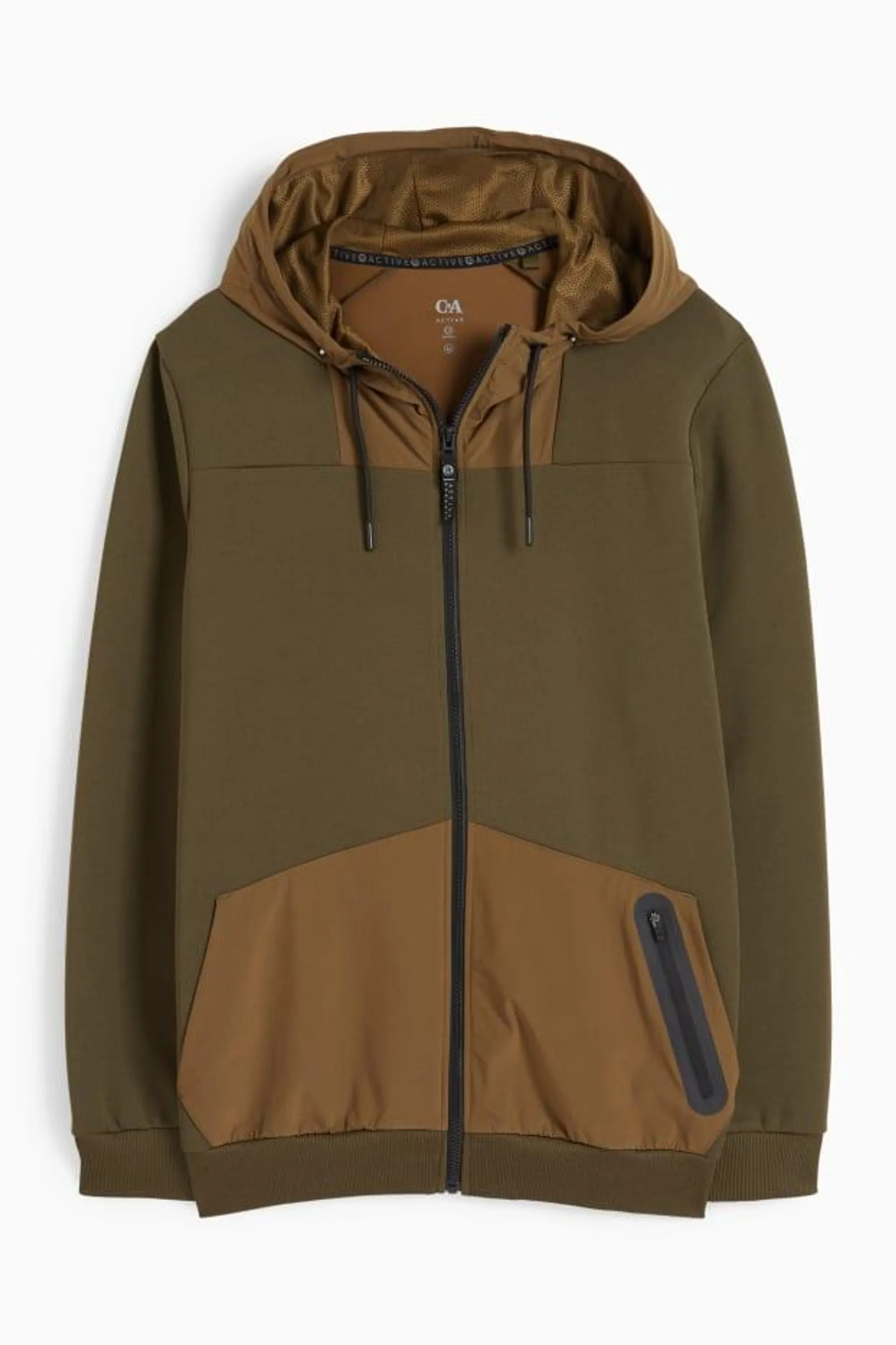 Technical jacket with hood