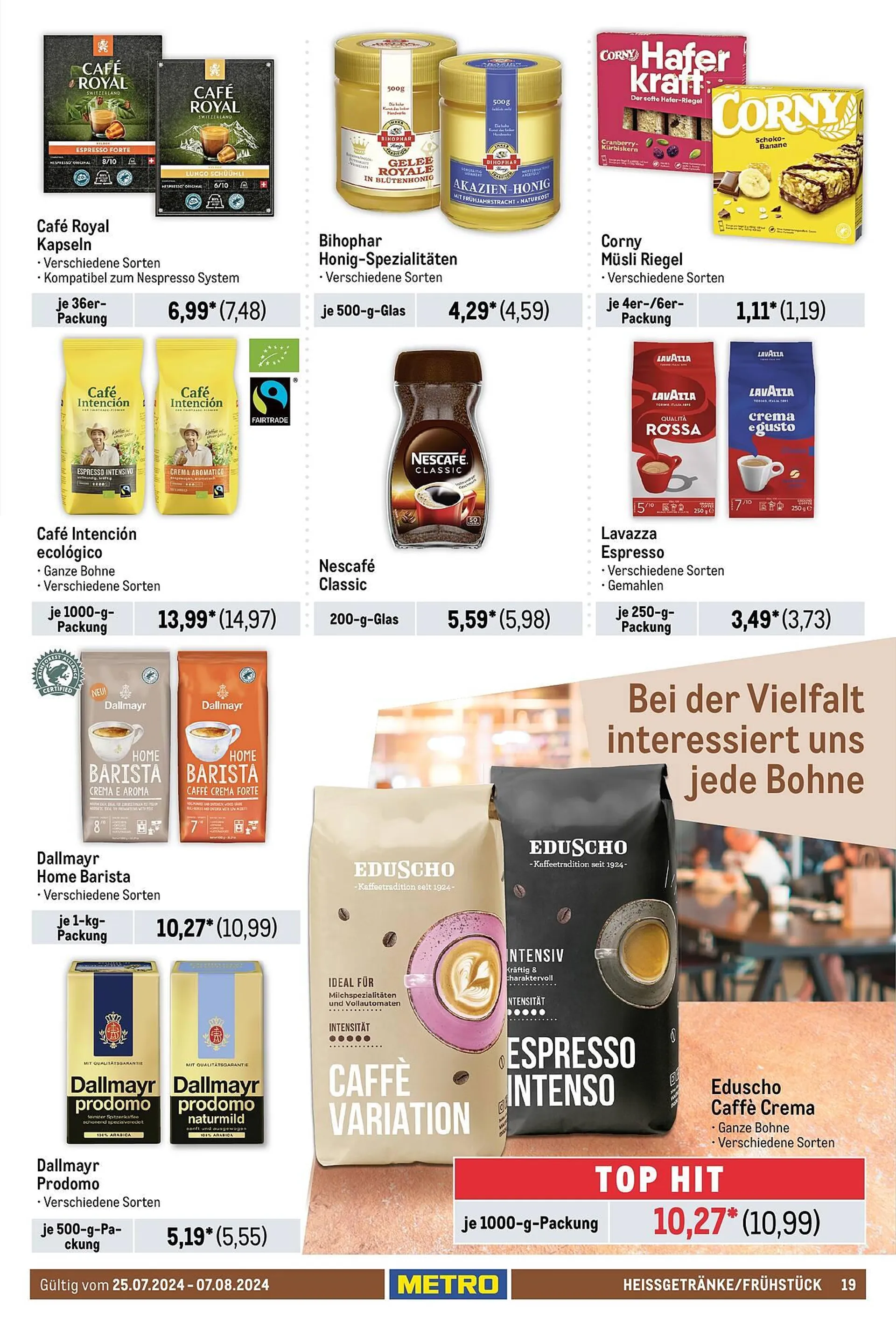 METRO Prospekt - Food & Nonfood von 25. Juli bis 7. August 2024 - Prospekt seite 19