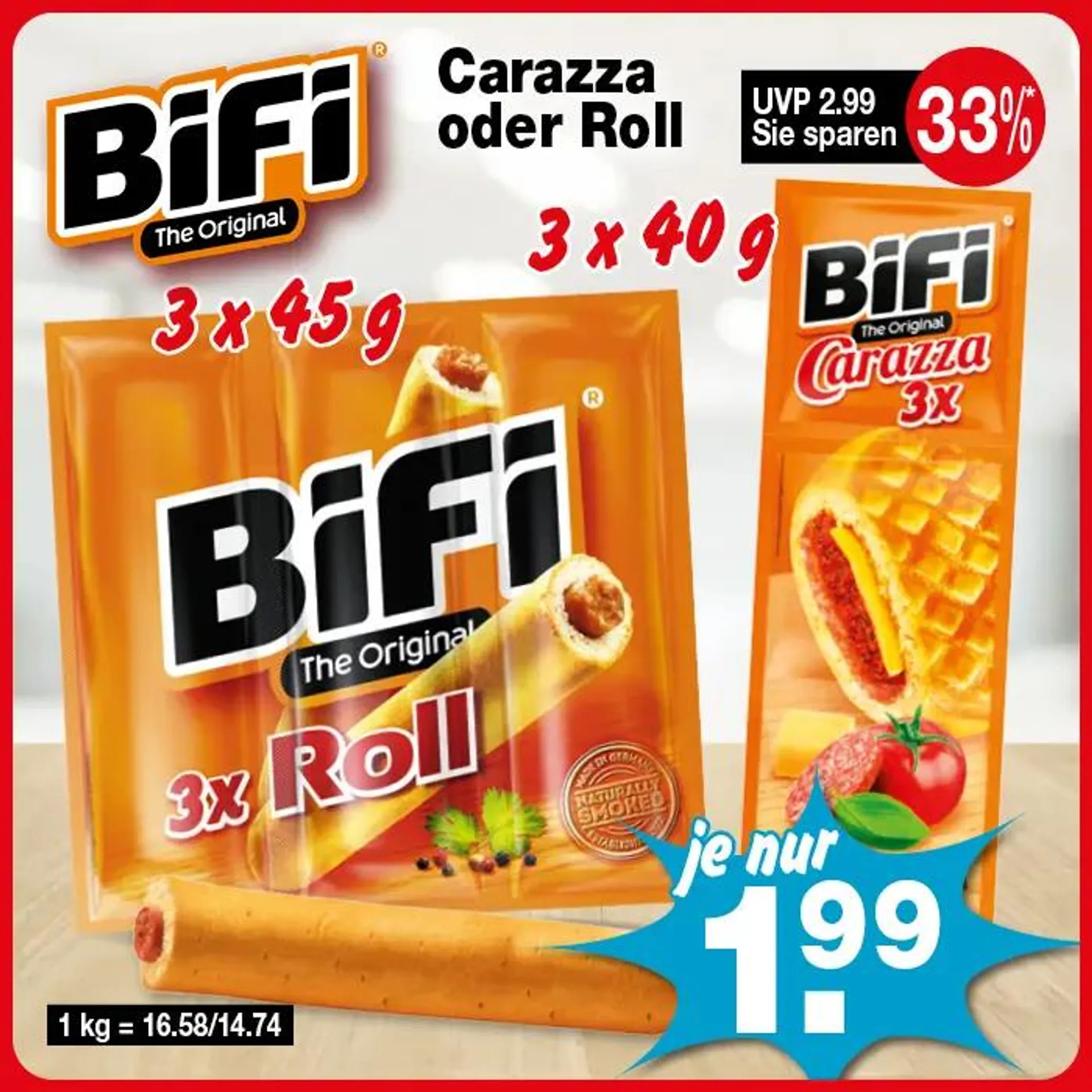 Bifi Carazza oder Roll