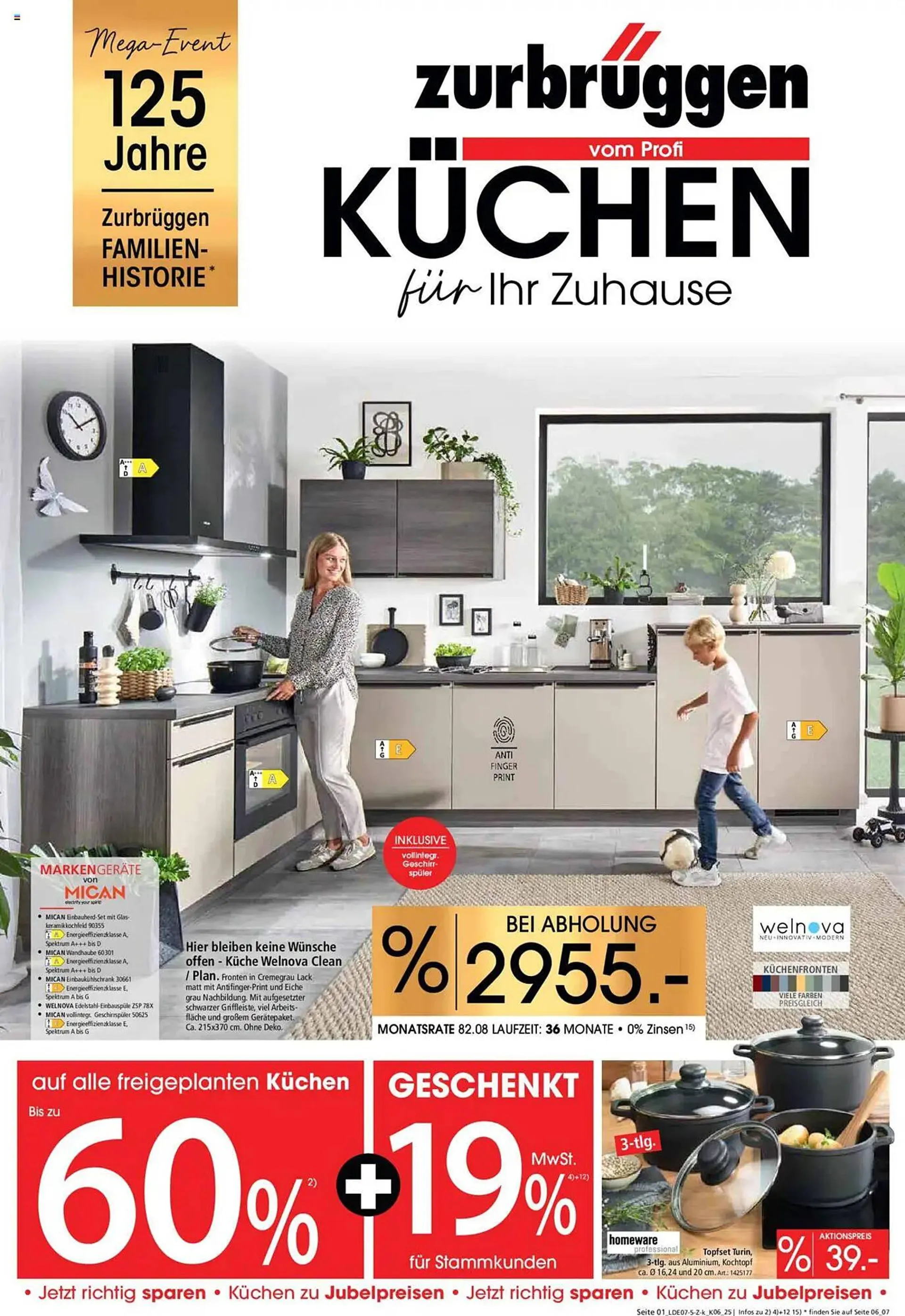 Zurbrüggen Prospekt von 26. Juli bis 13. September 2025 - Prospekt seite 1