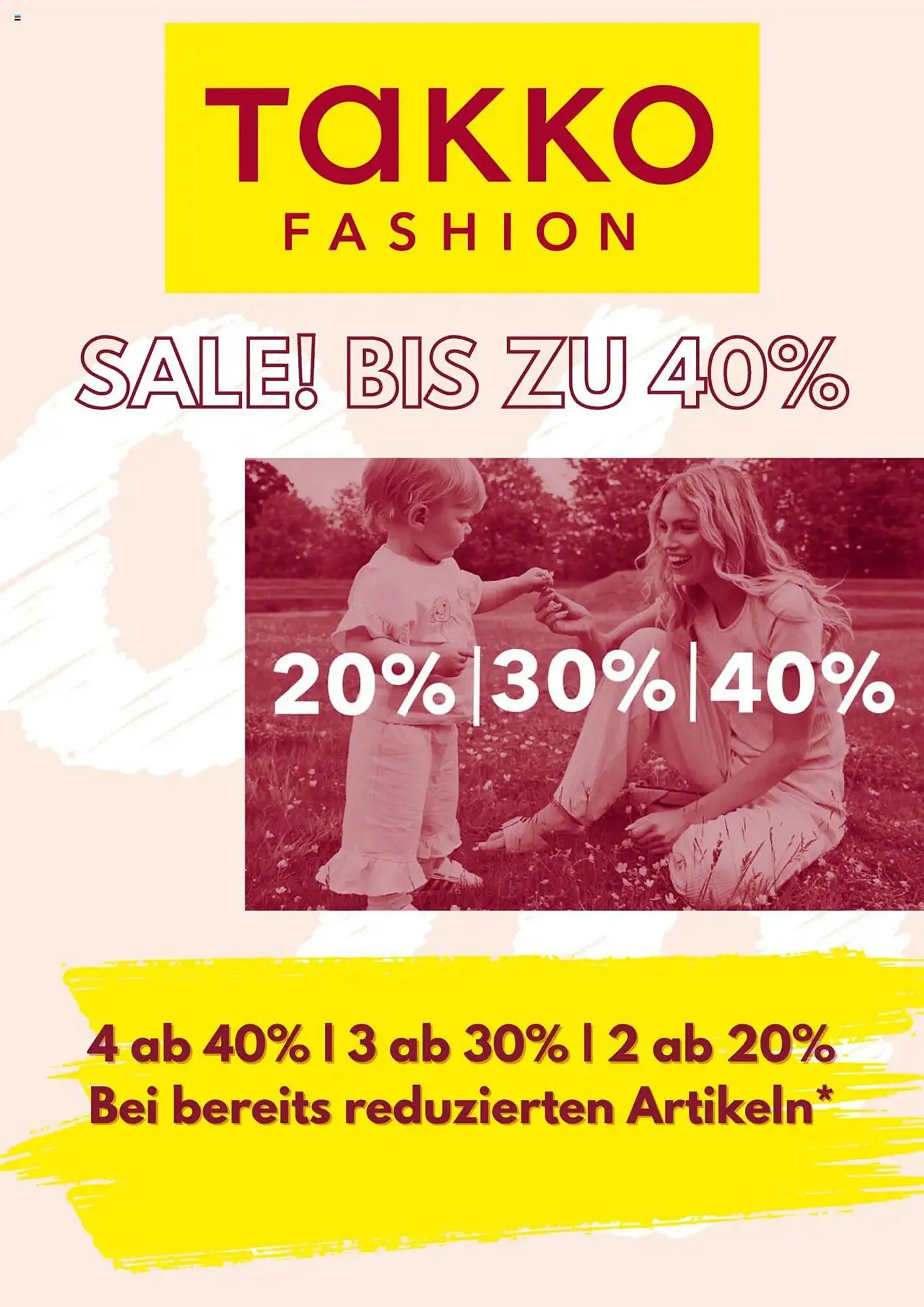 Takko Fashion Prospekt von 7. August bis 7. September 2025 - Prospekt seite 1