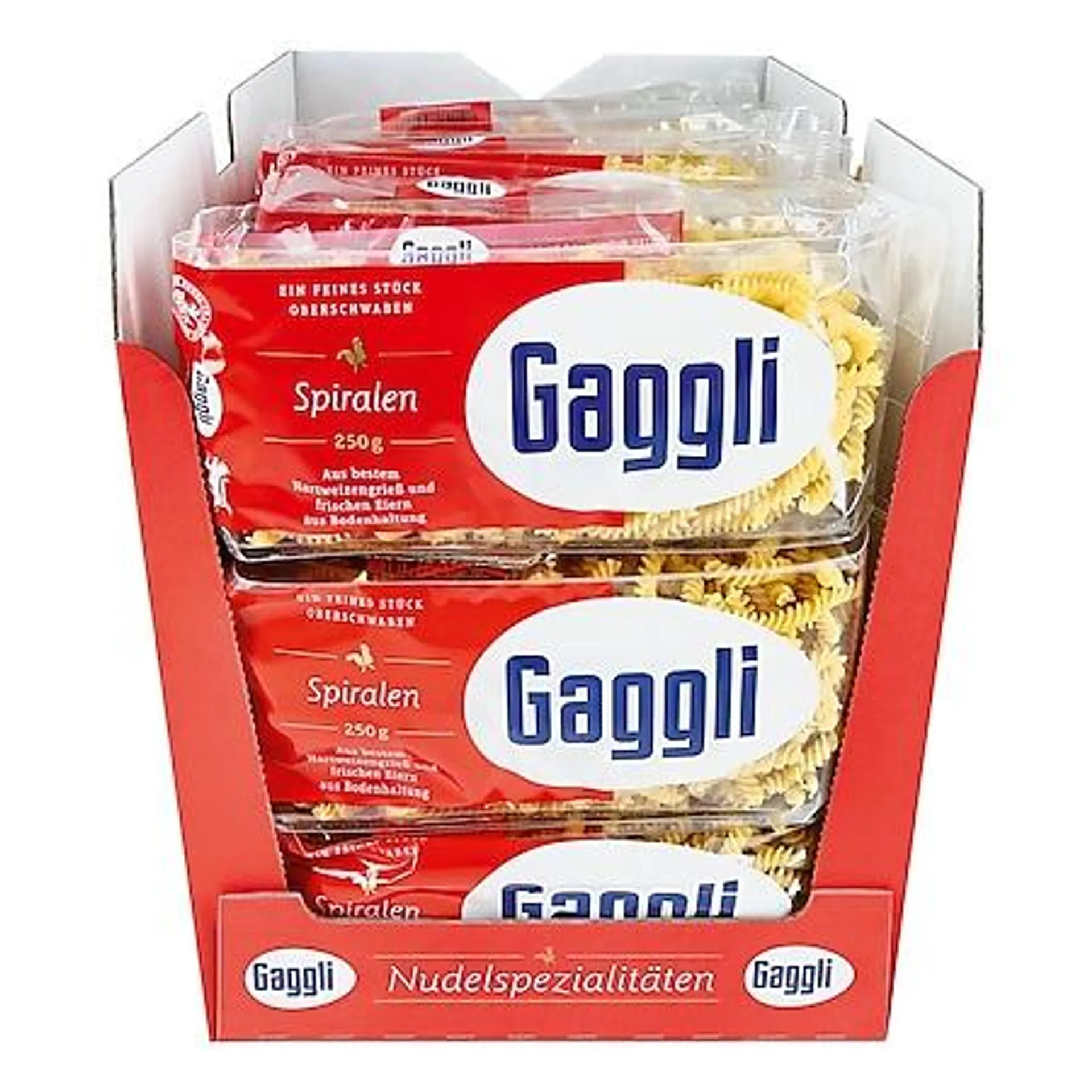 Gaggli Spiralen 250 g, 18er Pack