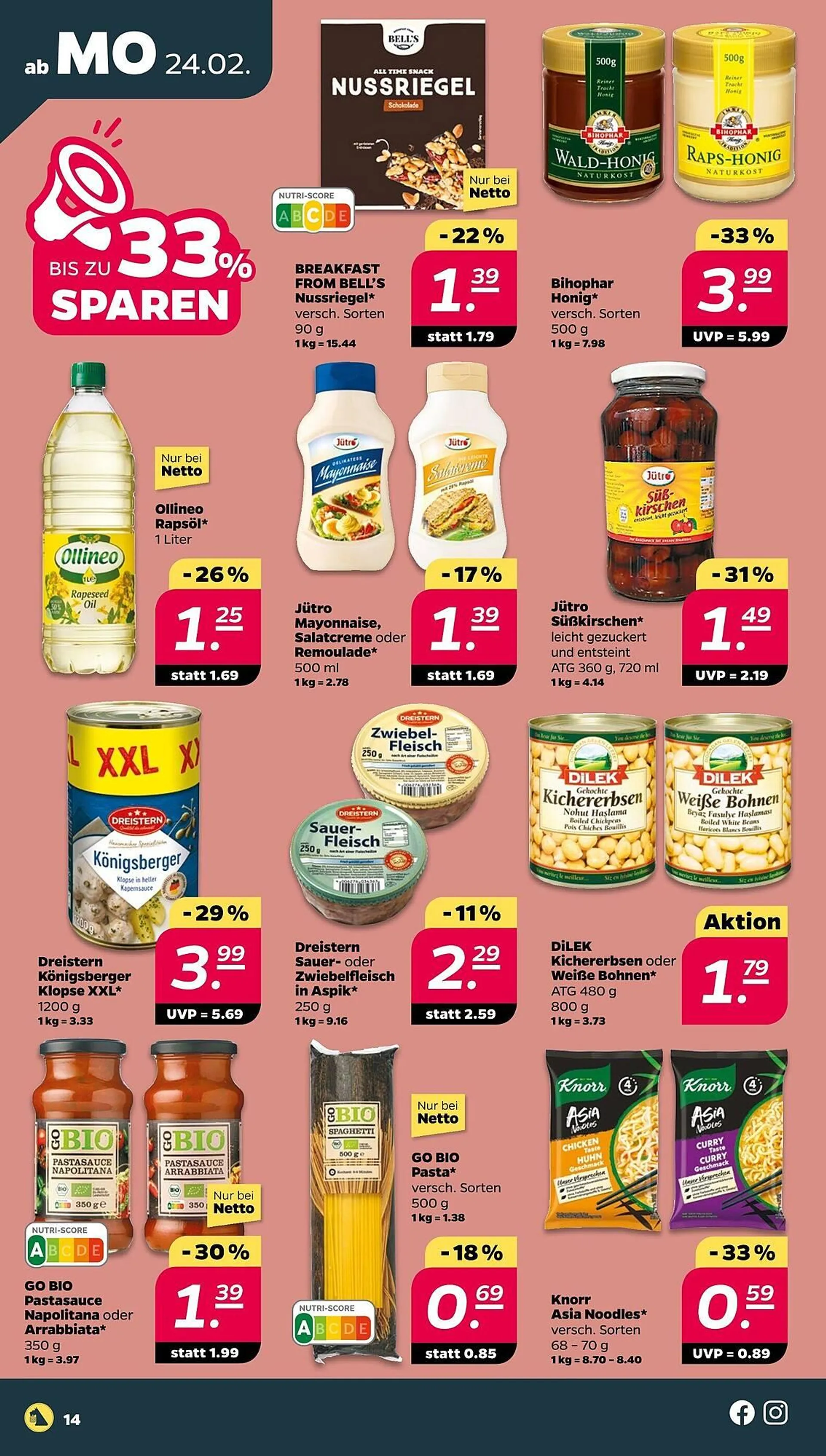 NETTO Prospekt von 24. Februar bis 1. März 2025 - Prospekt seite 14