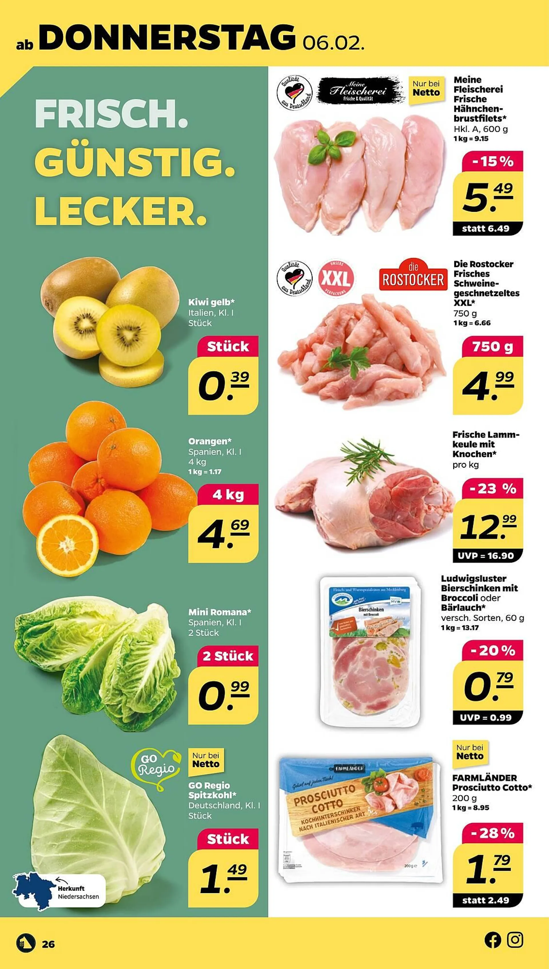 NETTO Prospekt von 3. Februar bis 8. Februar 2025 - Prospekt seite 26