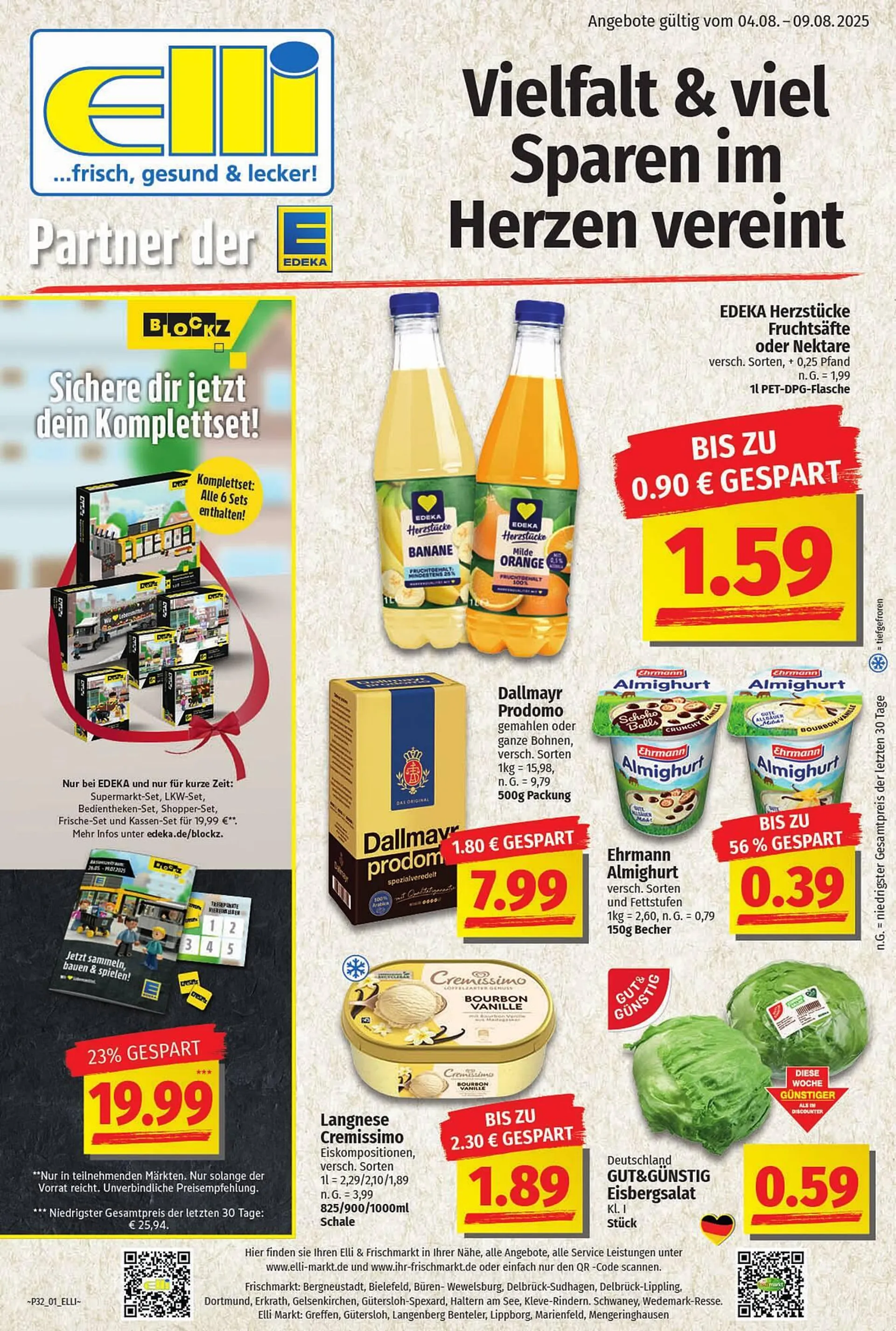 Elli Markt Prospekt von 4. August bis 9. August 2025 - Prospekt seite 1