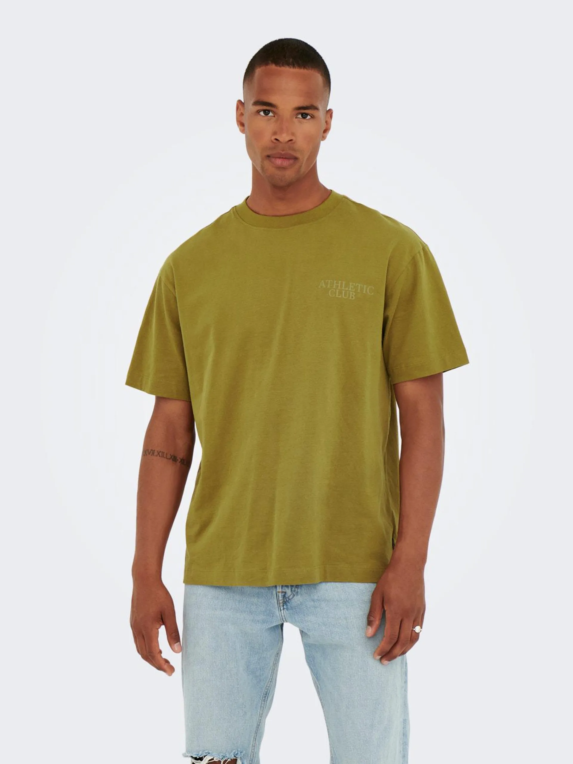 Regular fit O-hals T-shirts