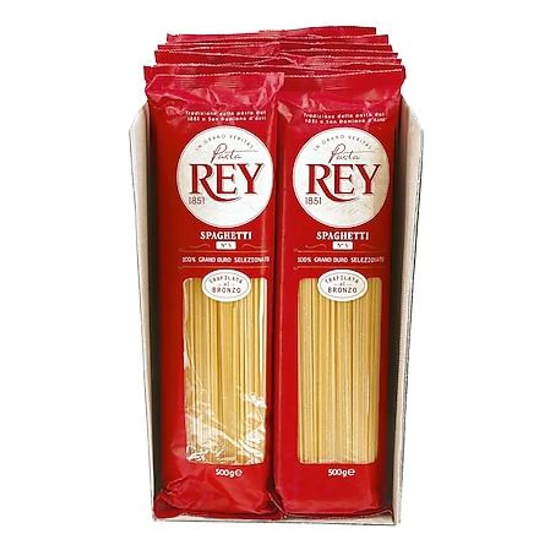 Pasta Rey 1851 Spaghetti N°5 500 g, 20er Pack