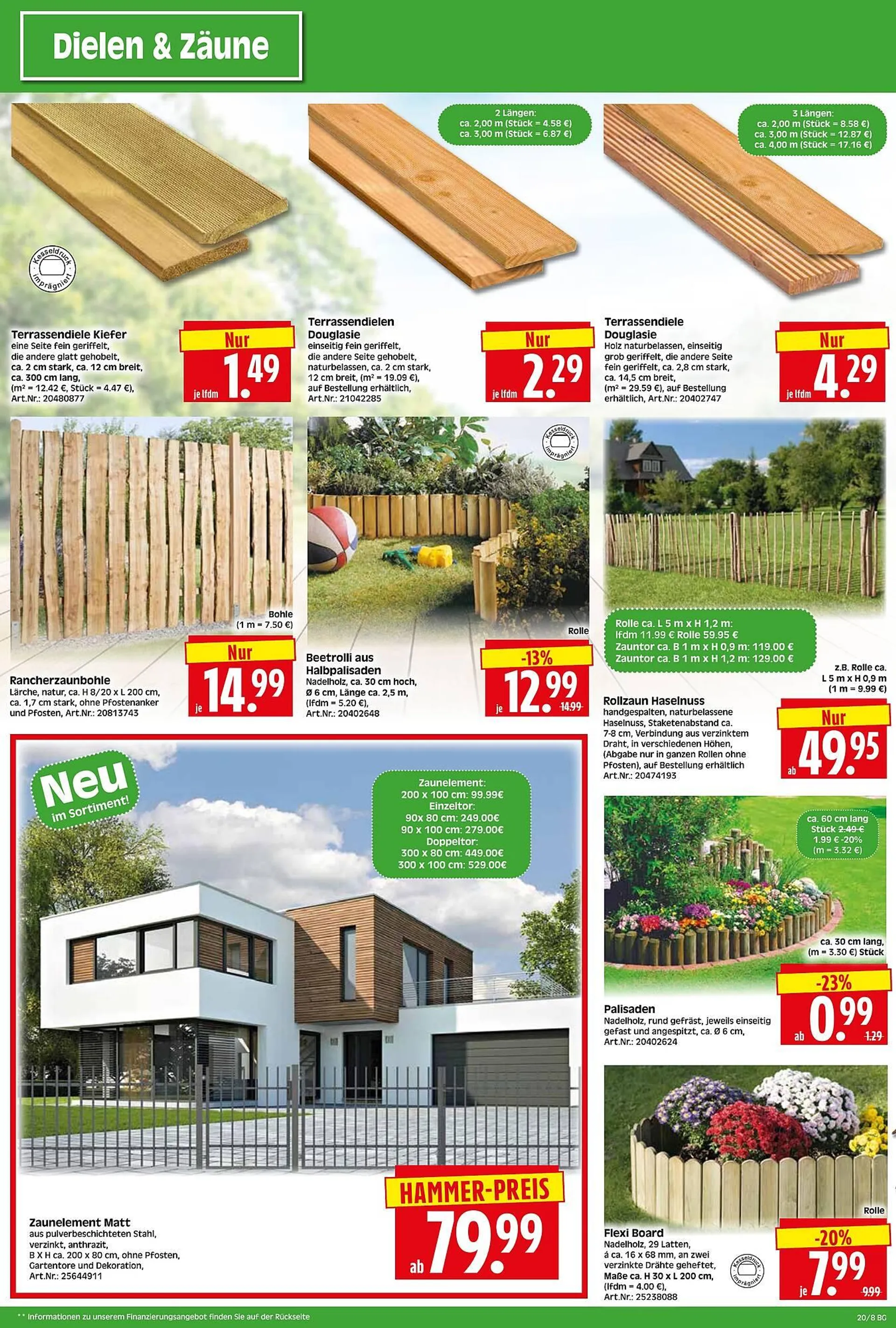 Herkules Baumarkt Prospekt von 12. Mai bis 19. Mai 2025 - Prospekt seite 8