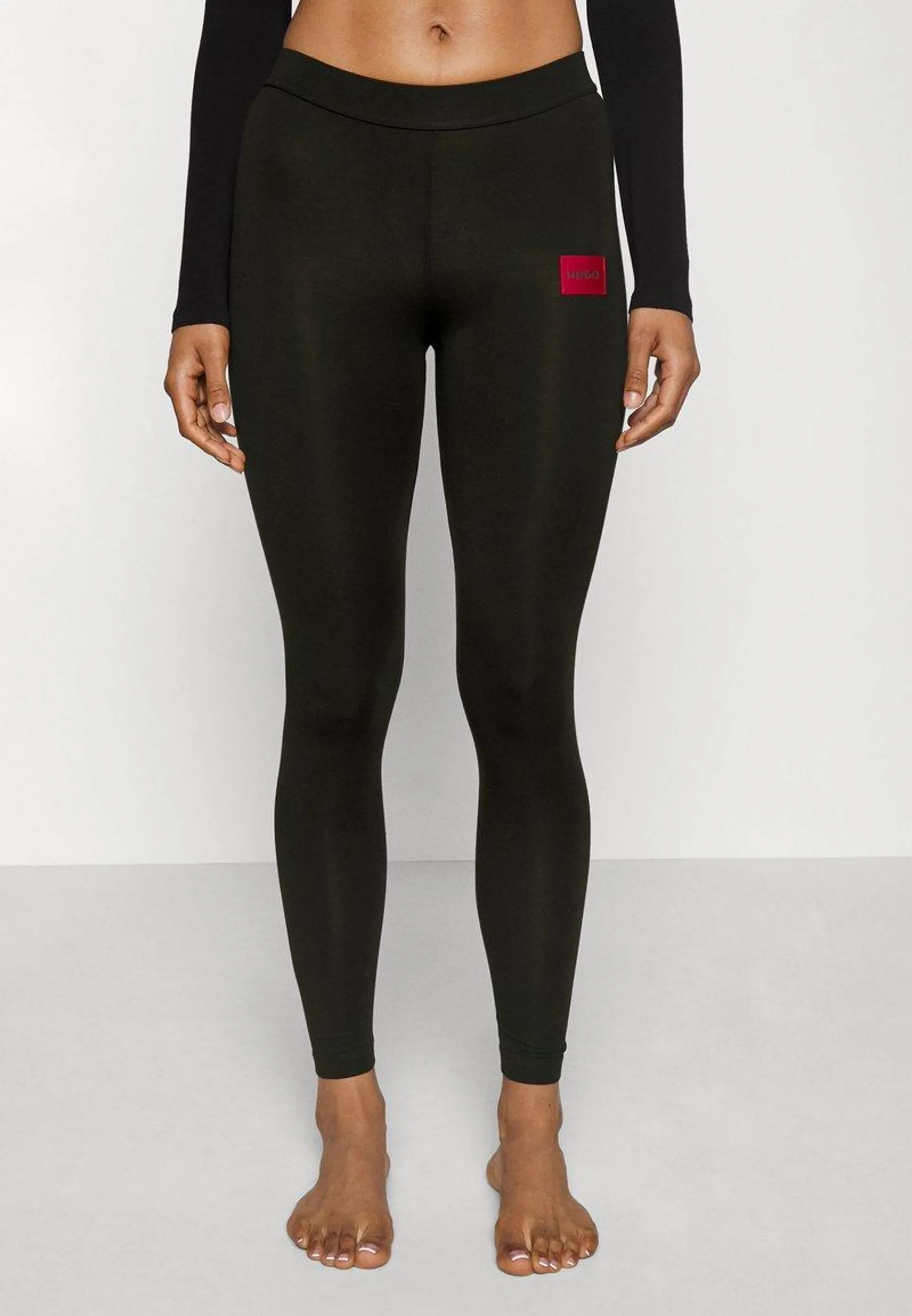 LEGGINGS THERMAL - Pyjama bottoms - black