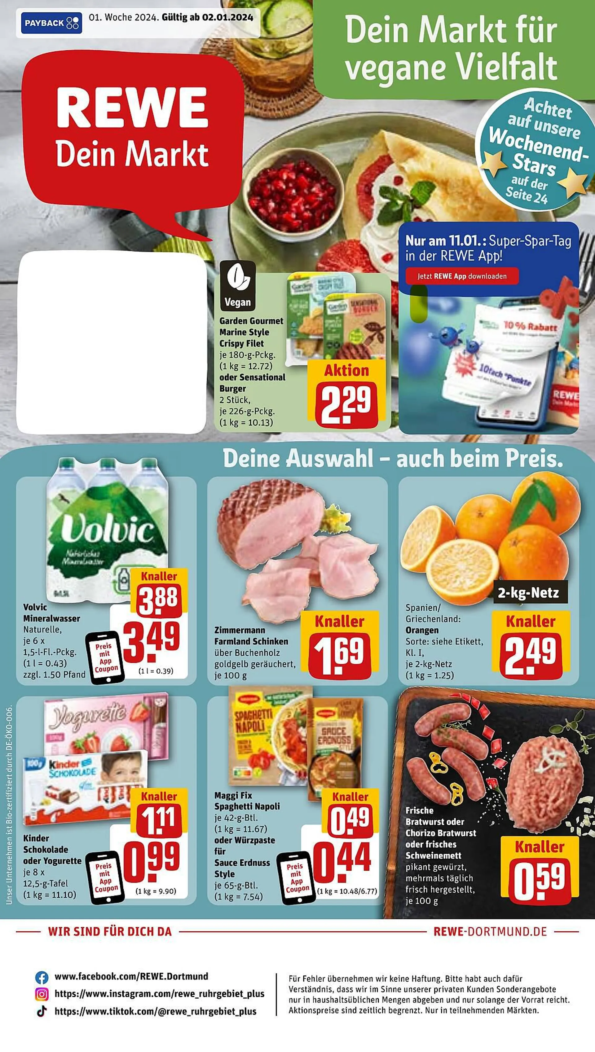 REWE Prospekt Gültig Bis 6. Januar 2024